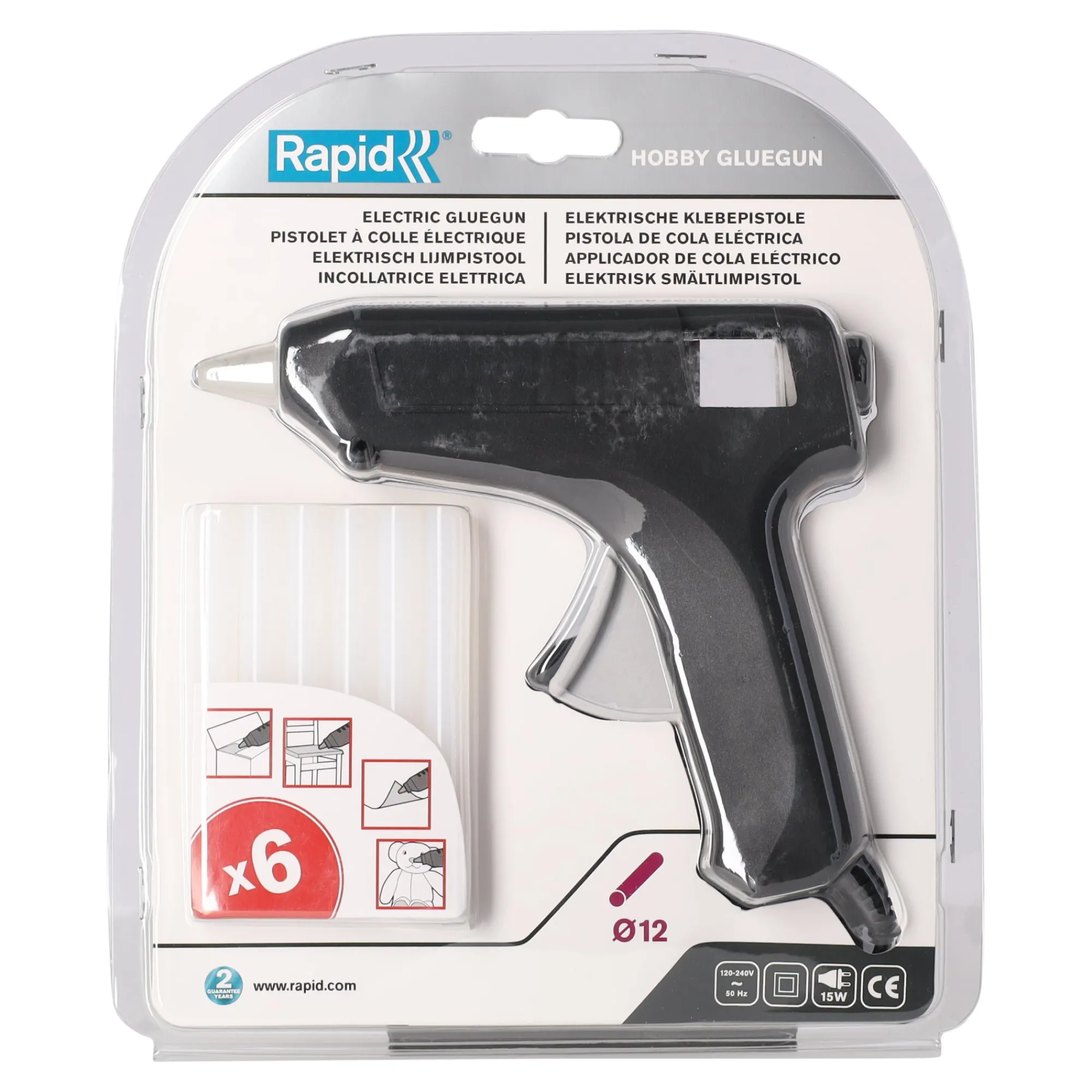 Rapid Handgereedschap>Lijmpistool hobby (12mm)
