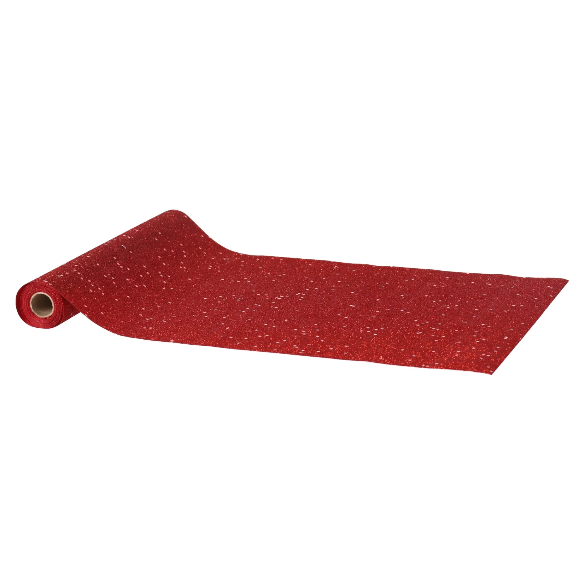 Woondecoratie>Loper glitter rood 28 x 300 cm