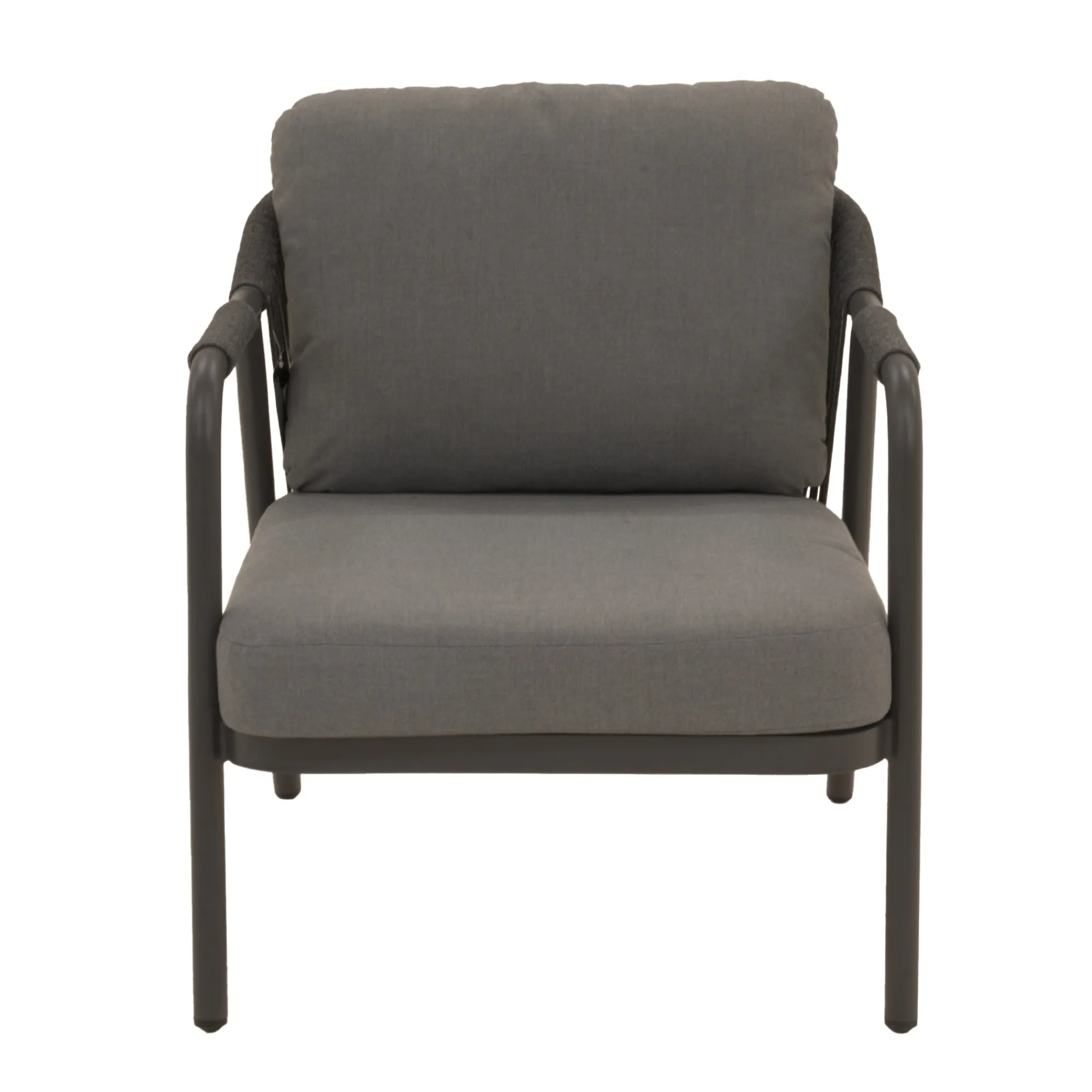 Bois le Duc Loungesets>Loungeset Calanca antraciet met kussens