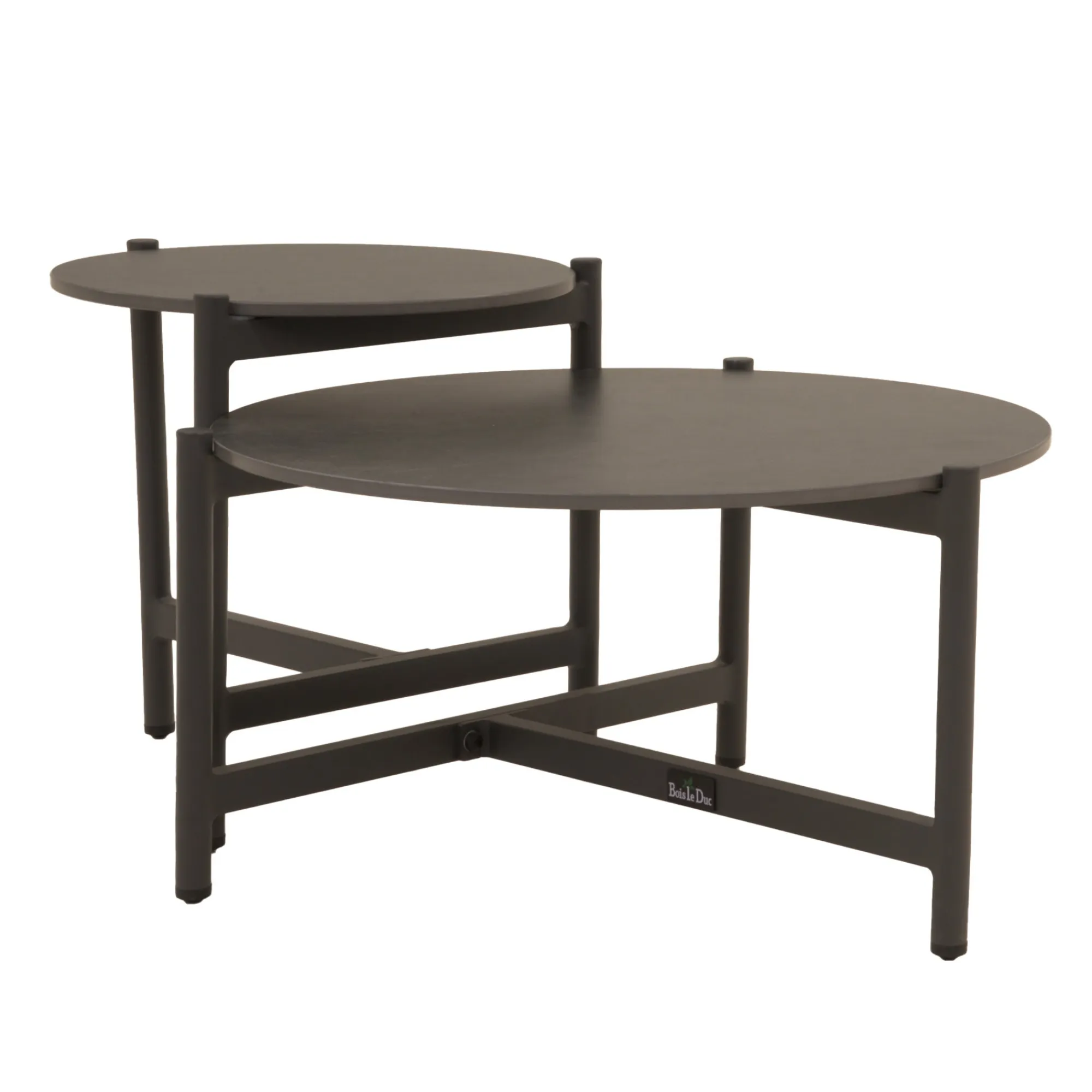 Bois le Duc Loungesets>Loungeset Calanca antraciet met kussens