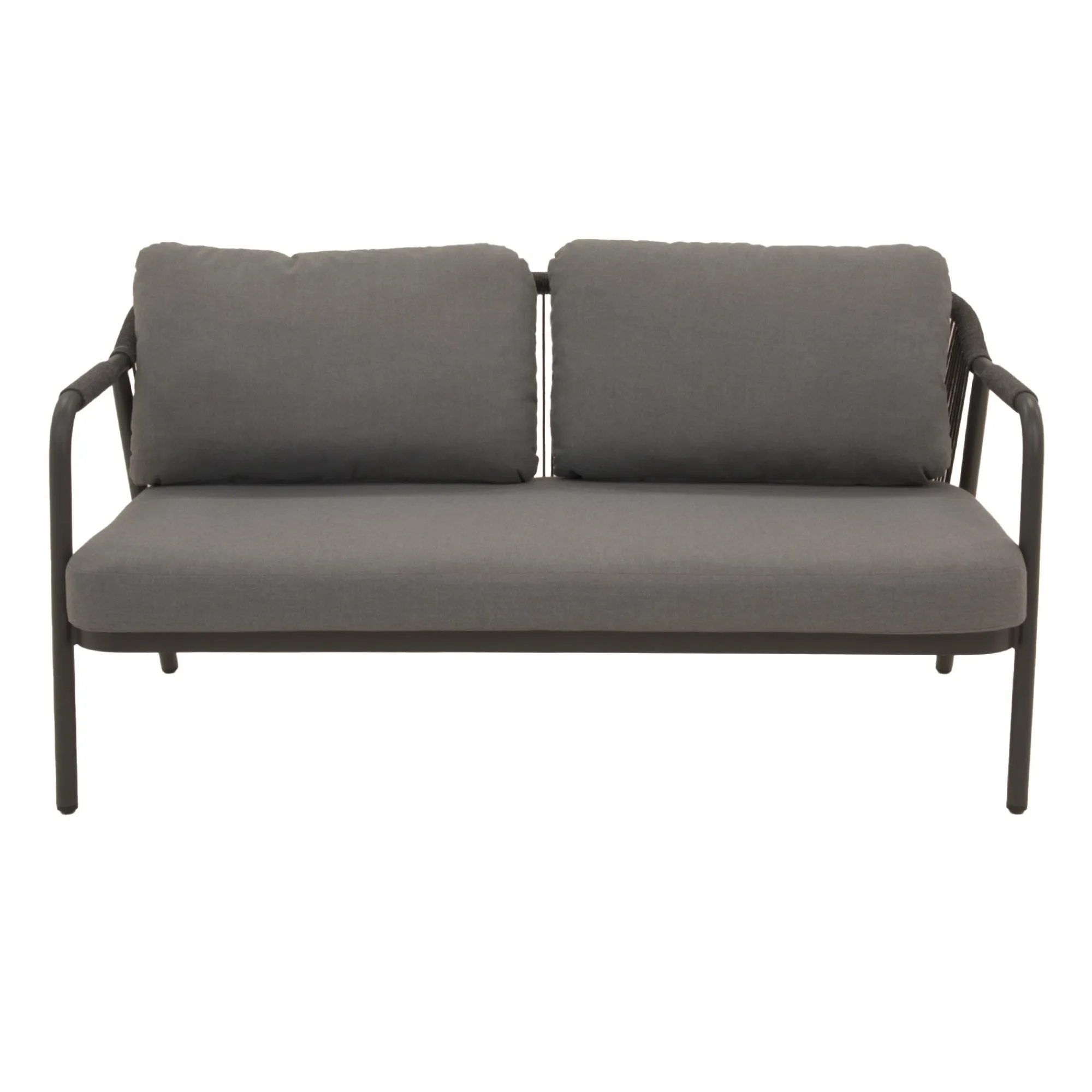 Bois le Duc Loungesets>Loungeset Calanca antraciet met kussens