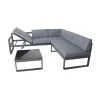 Bois le Duc Loungesets>Loungeset Donato Antraciet