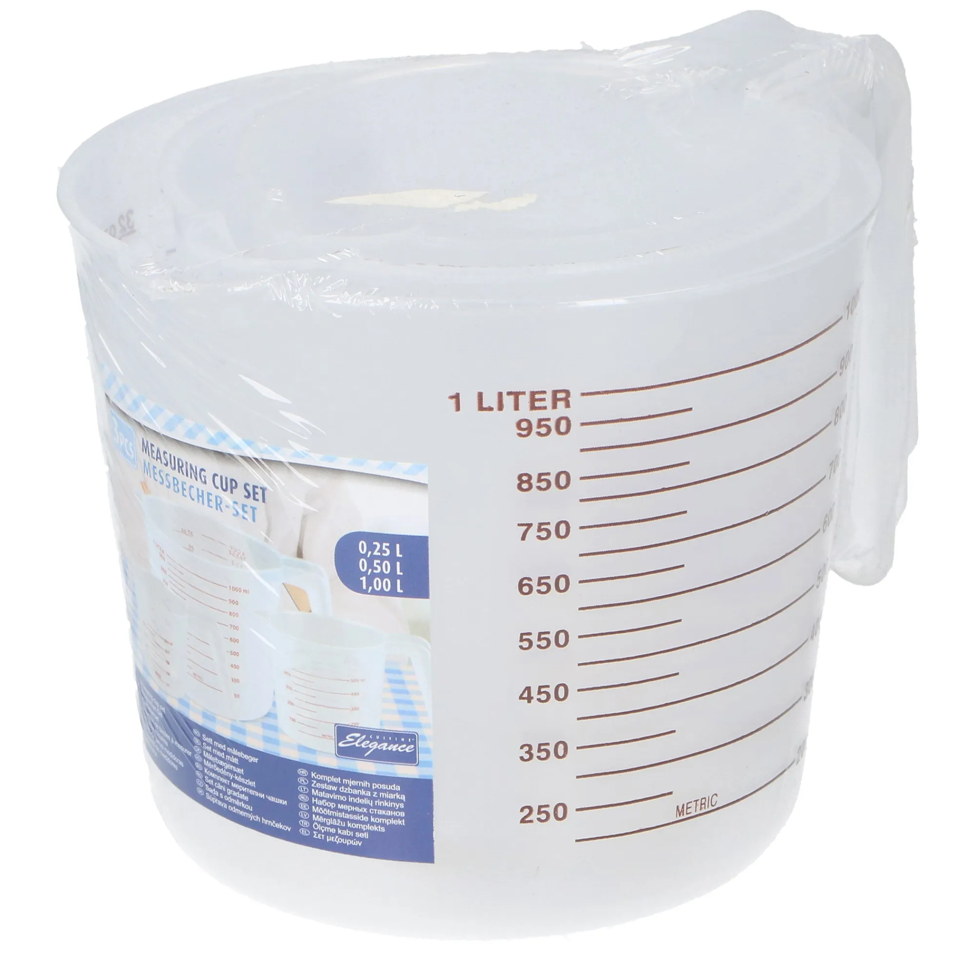 Cuisine Elegance Koken & Tafelen>Maatbekerset 250ml/500ml/1L Cuisine