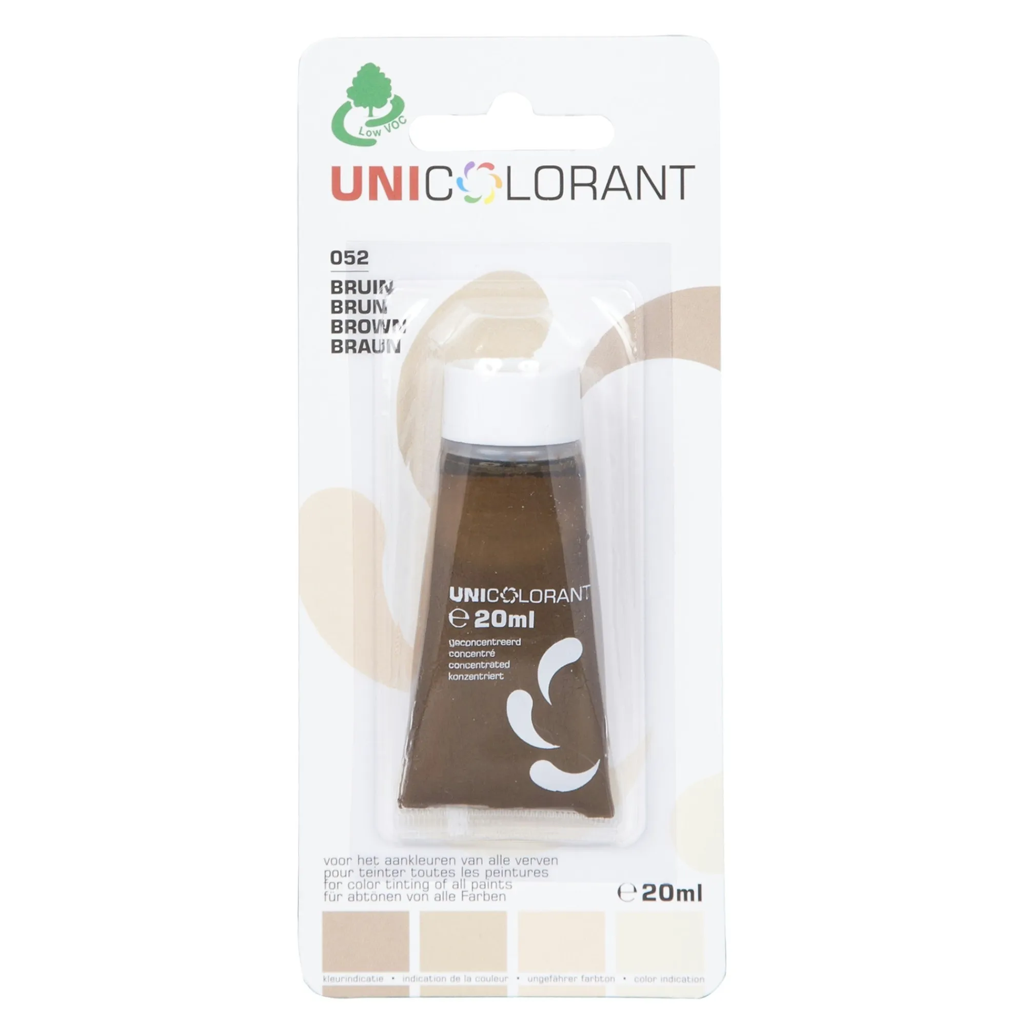 Uni Colorant Muurverf>Mengkleur universeel 20ml bruin