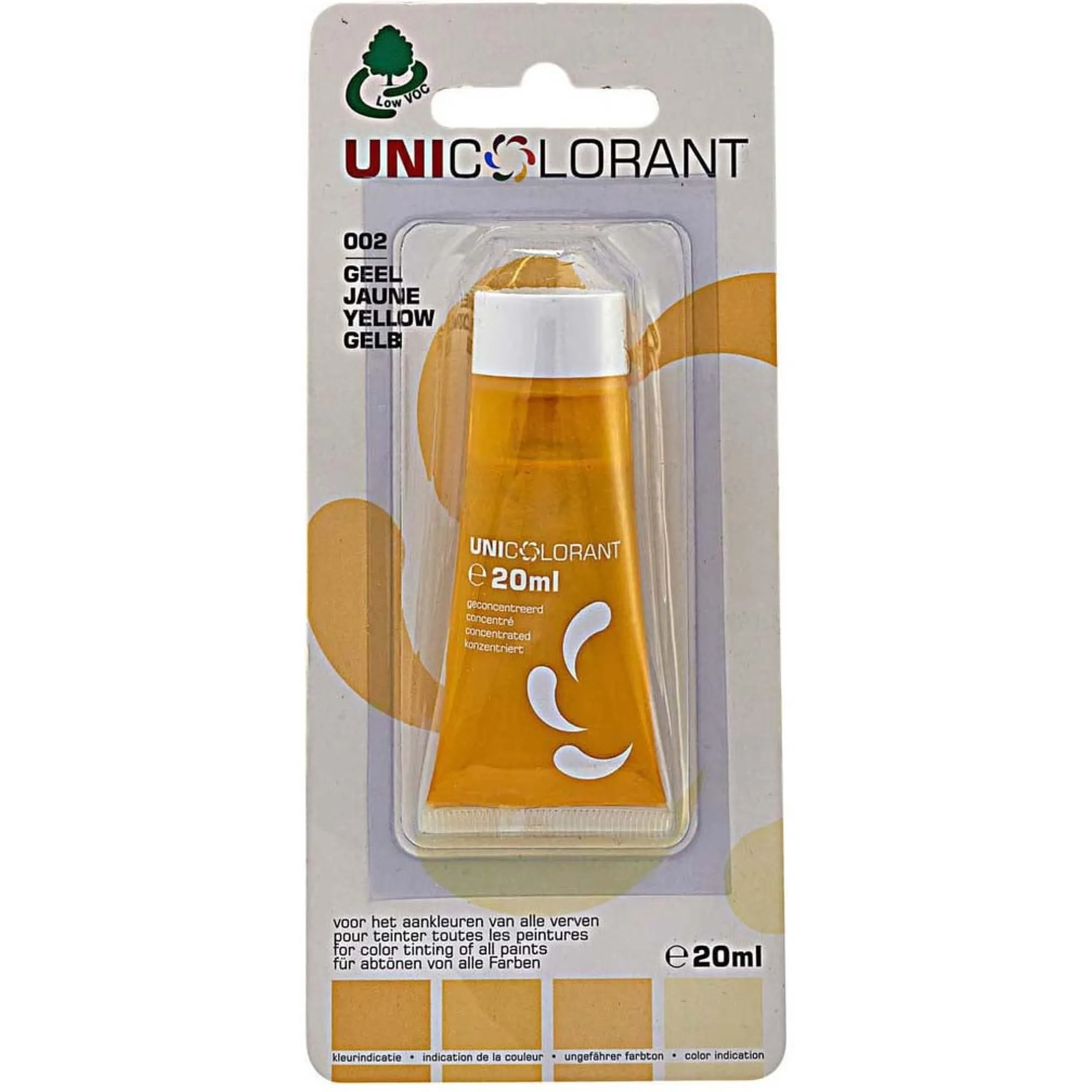 Uni Colorant Muurverf>Mengkleur universeel 20ml geel