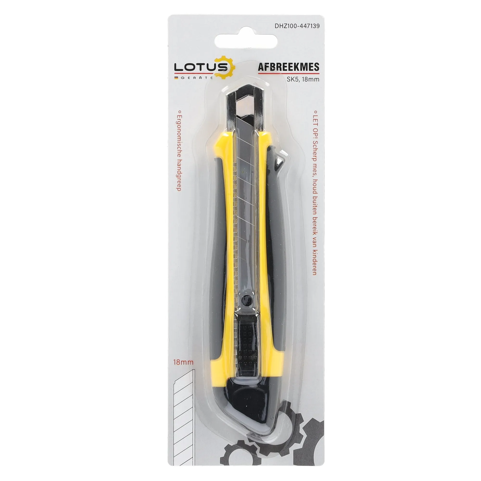 Lotus Handgereedschap>Mes afbreek 18 mm SK5