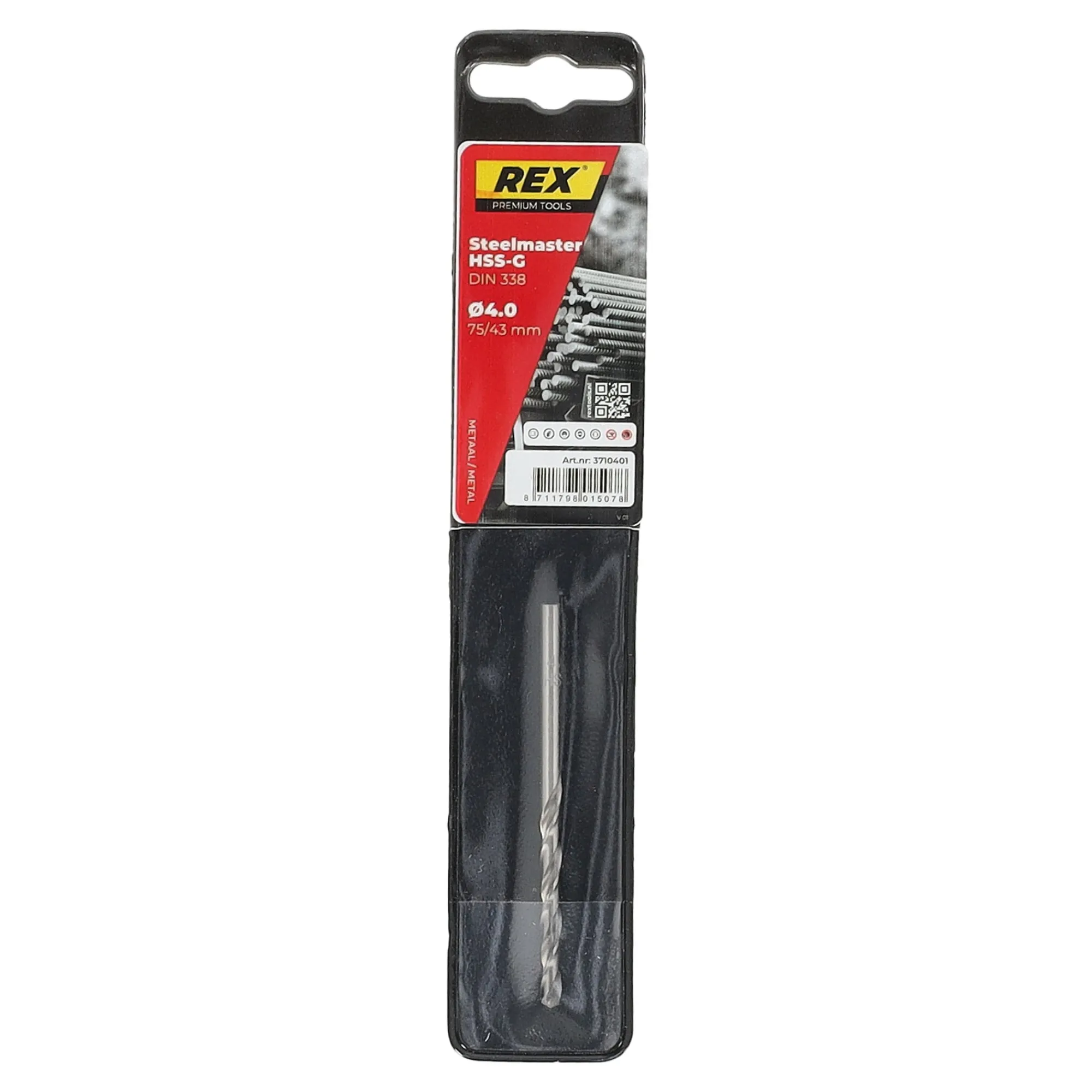 Rex Toebehoren Elektrisch Gereedschap>Metaalboor steelmaster-HSS 4.0 mm