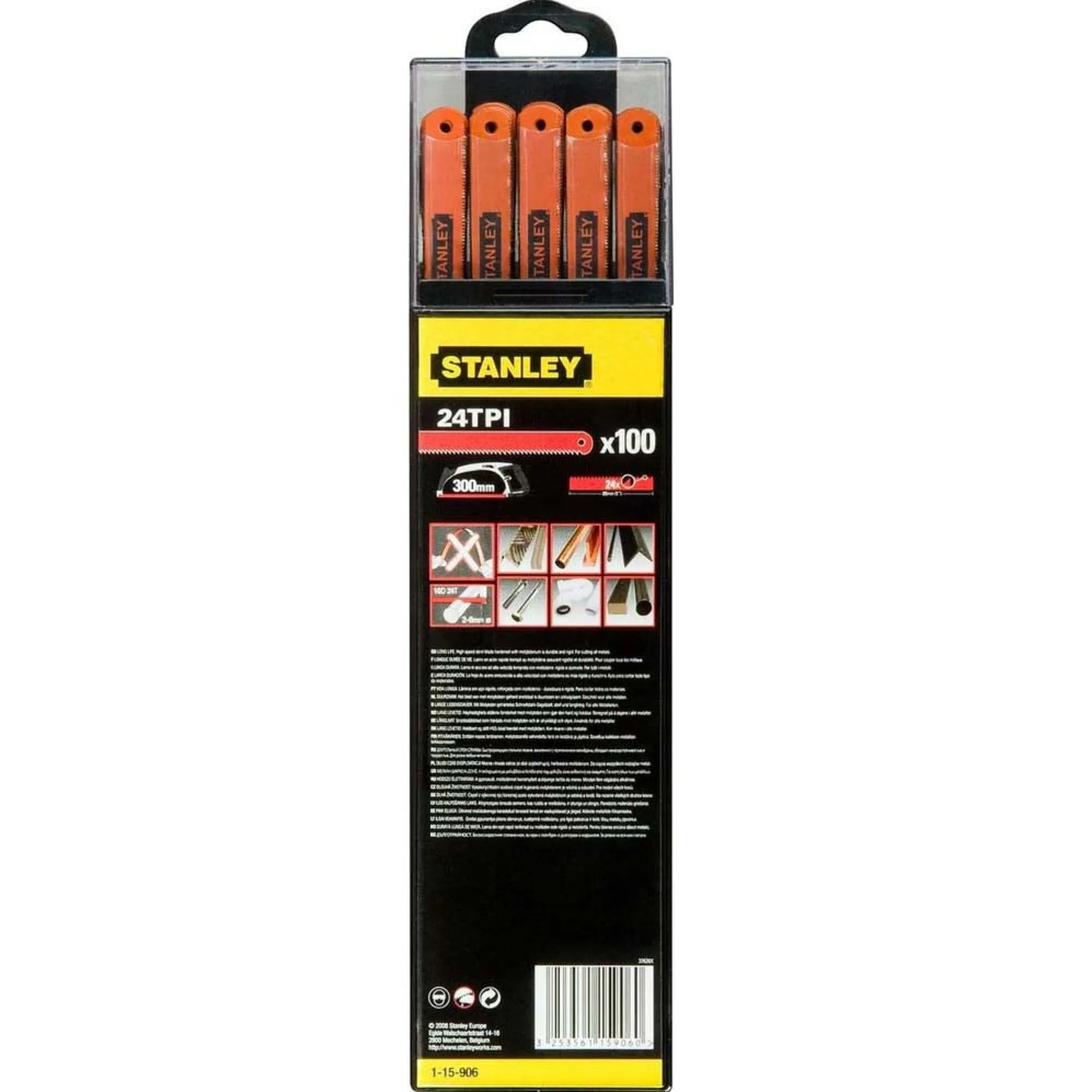 Stanley Handgereedschap>Metaalzaagbladen 30cm