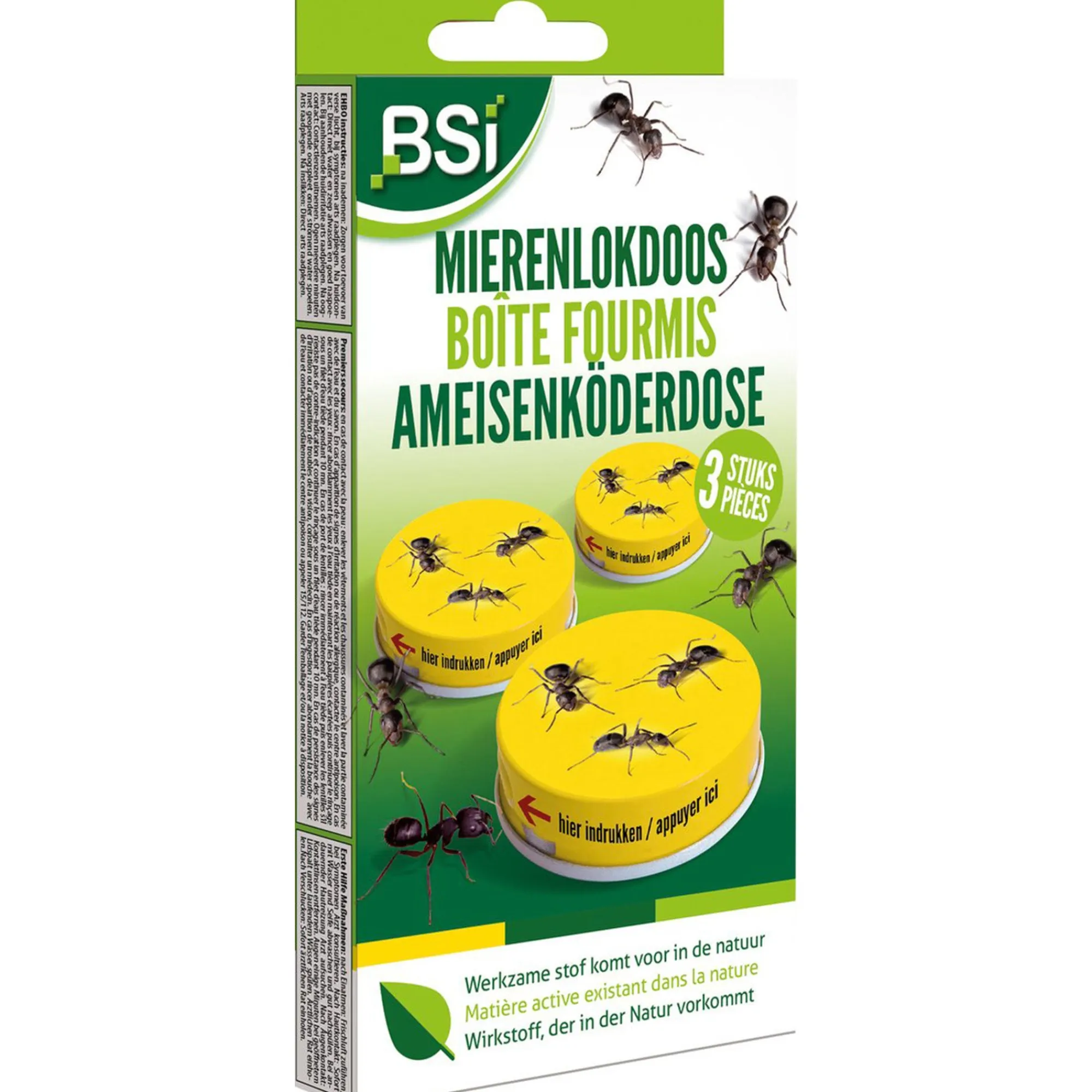 BSI Schoonmaken>Mierenlokdoos 3 stuks