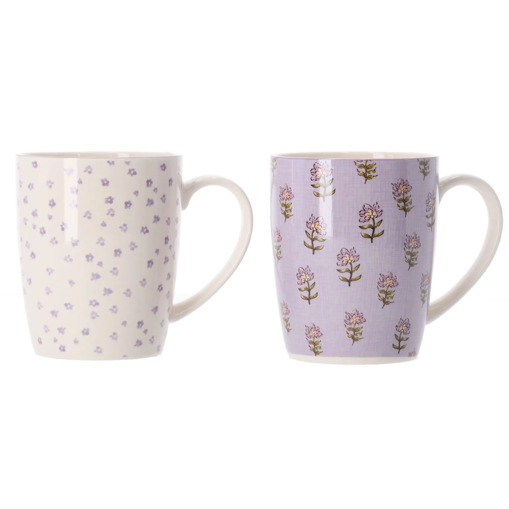 Decoris Koken & Tafelen>Mok met bloemen 10 cm