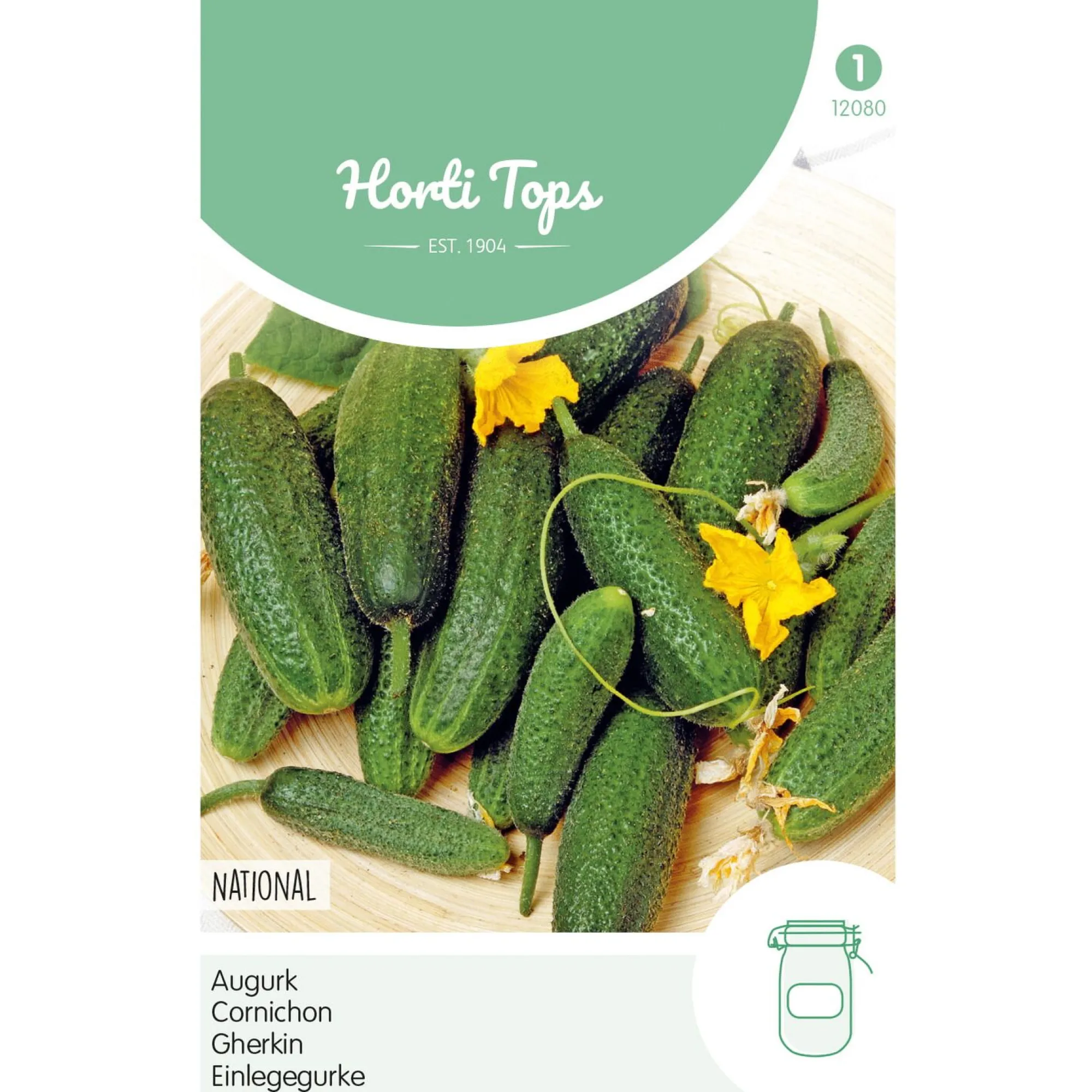 Horti Tops Moestuin>national kleine groene Augurken
