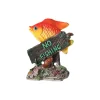 Flamingo Aquariumdecoratie En Accessoires>No fishing-borden decoratie