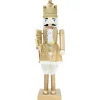 O'malley Kerstdecoratie>Notenkraker 160cm bewegend met geluid goud