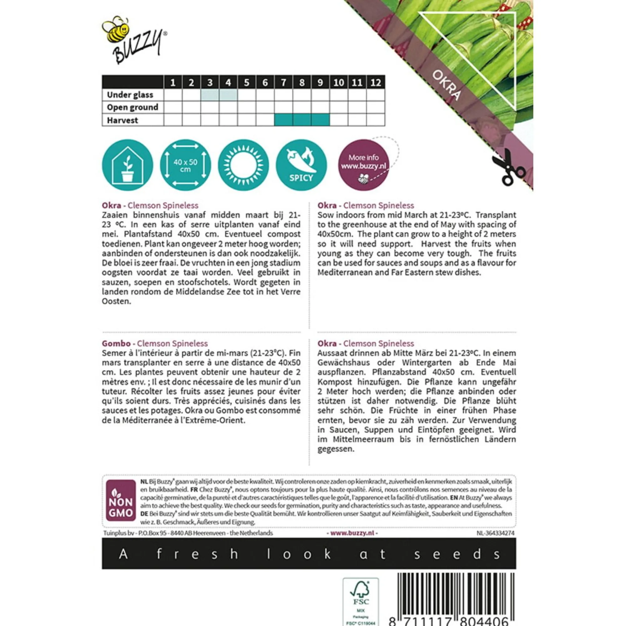 Buzzy Moestuin>Okra