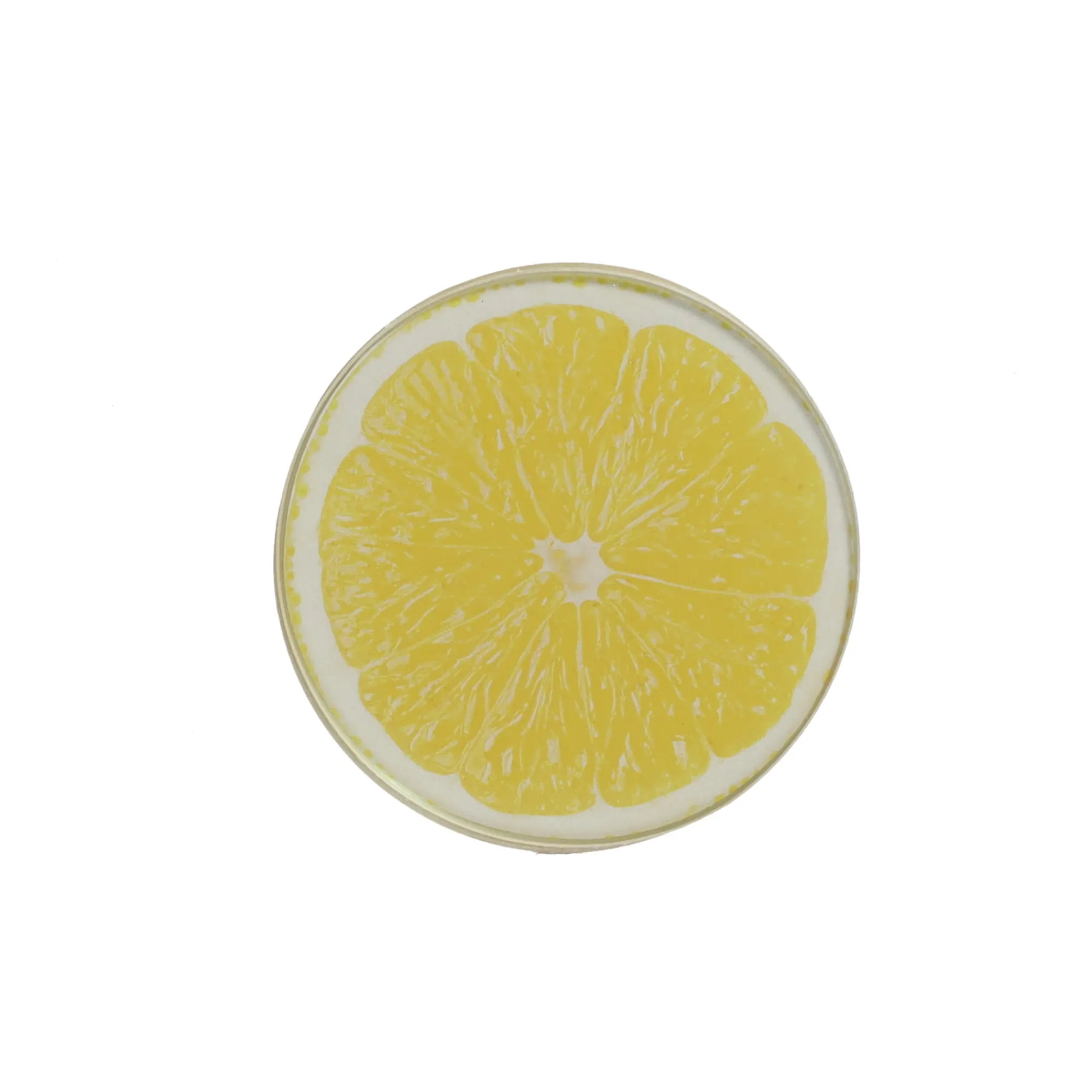 Decoris Koken & Tafelen>Onderzetter glas citrus 9 cm 4st.