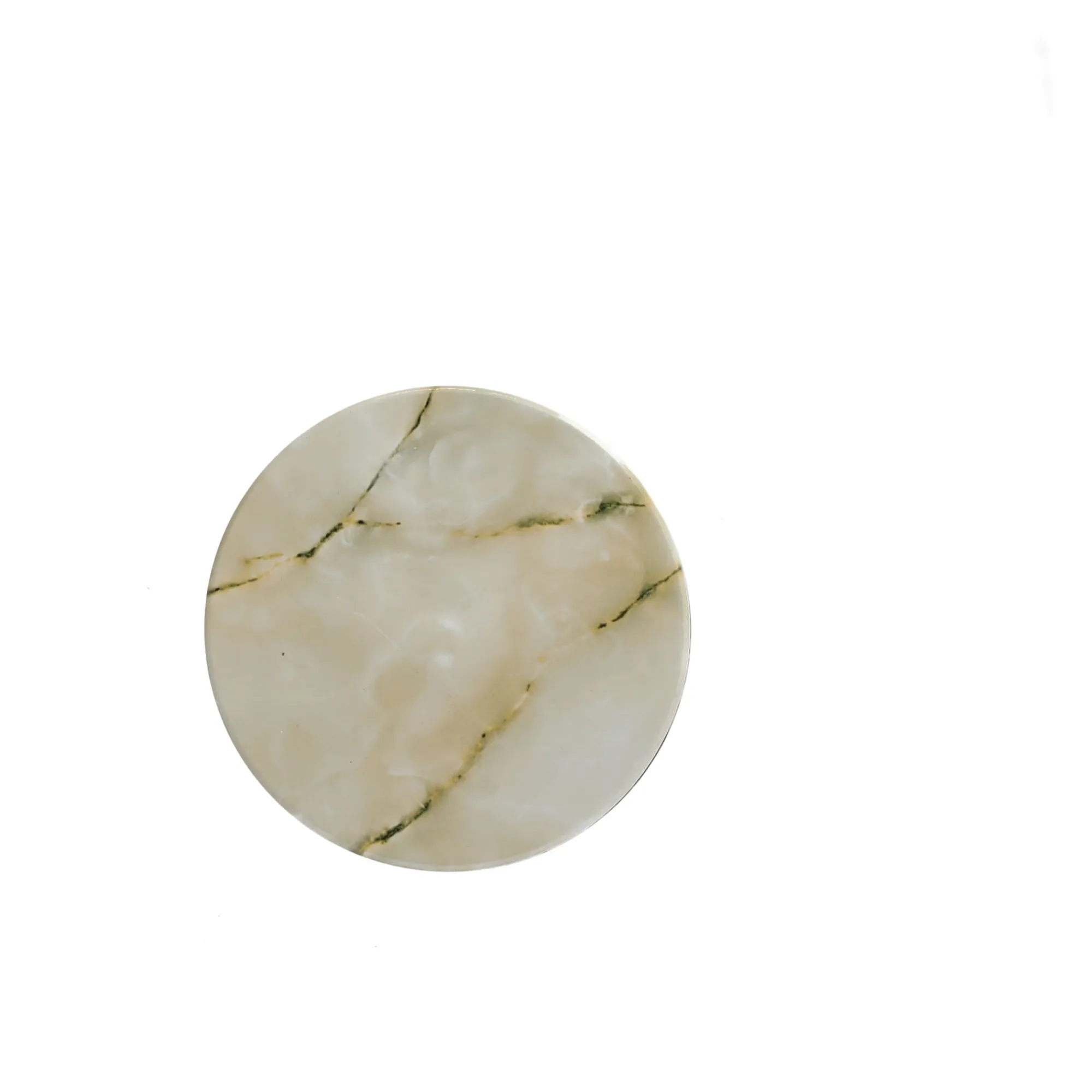 Natural Collections Koken & Tafelen>Onderzetter rond marble 10 cm 6 assorti