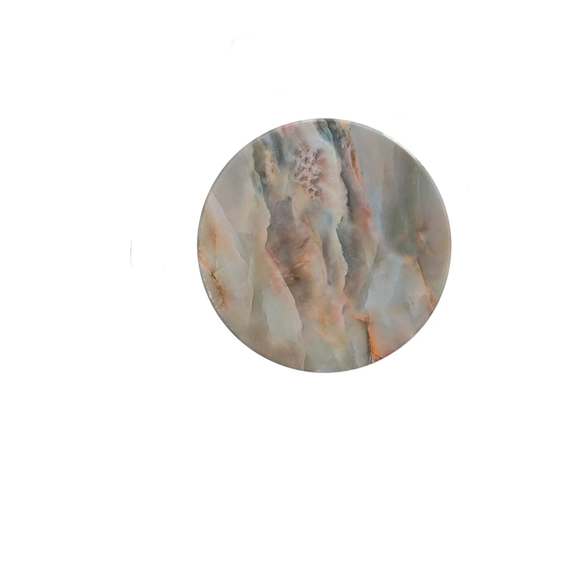 Natural Collections Koken & Tafelen>Onderzetter rond marble 10 cm 6 assorti