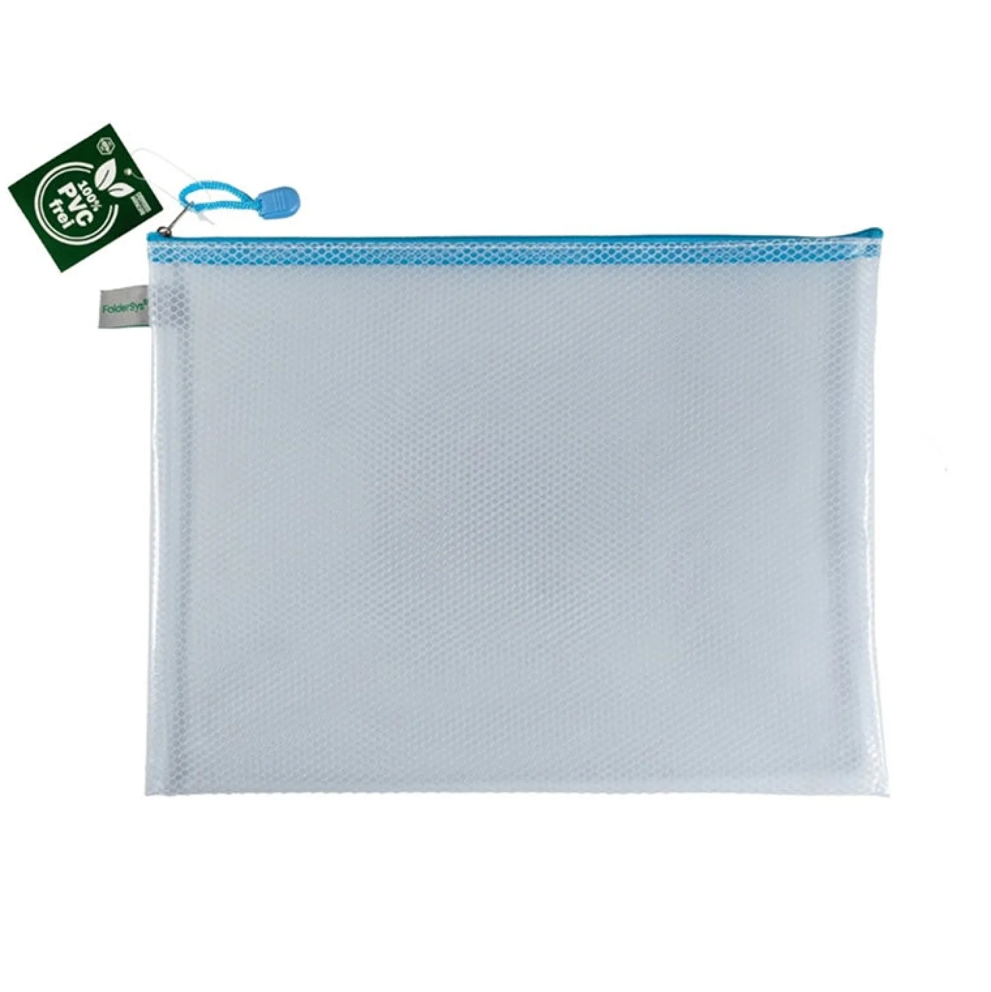 FolderSys Opbergen>Opbergtas A4 met rits pastelblauw