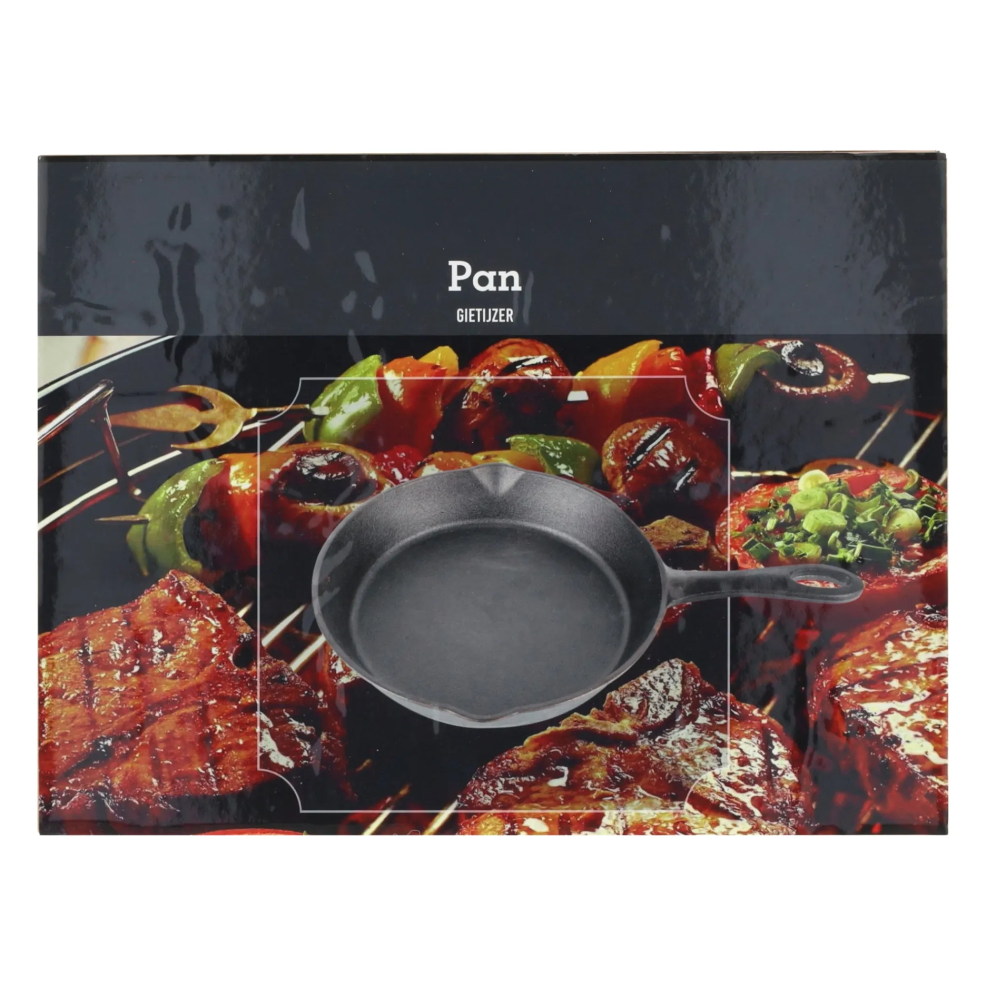 Barbecueaccessoires>Pan gietijzer KMD