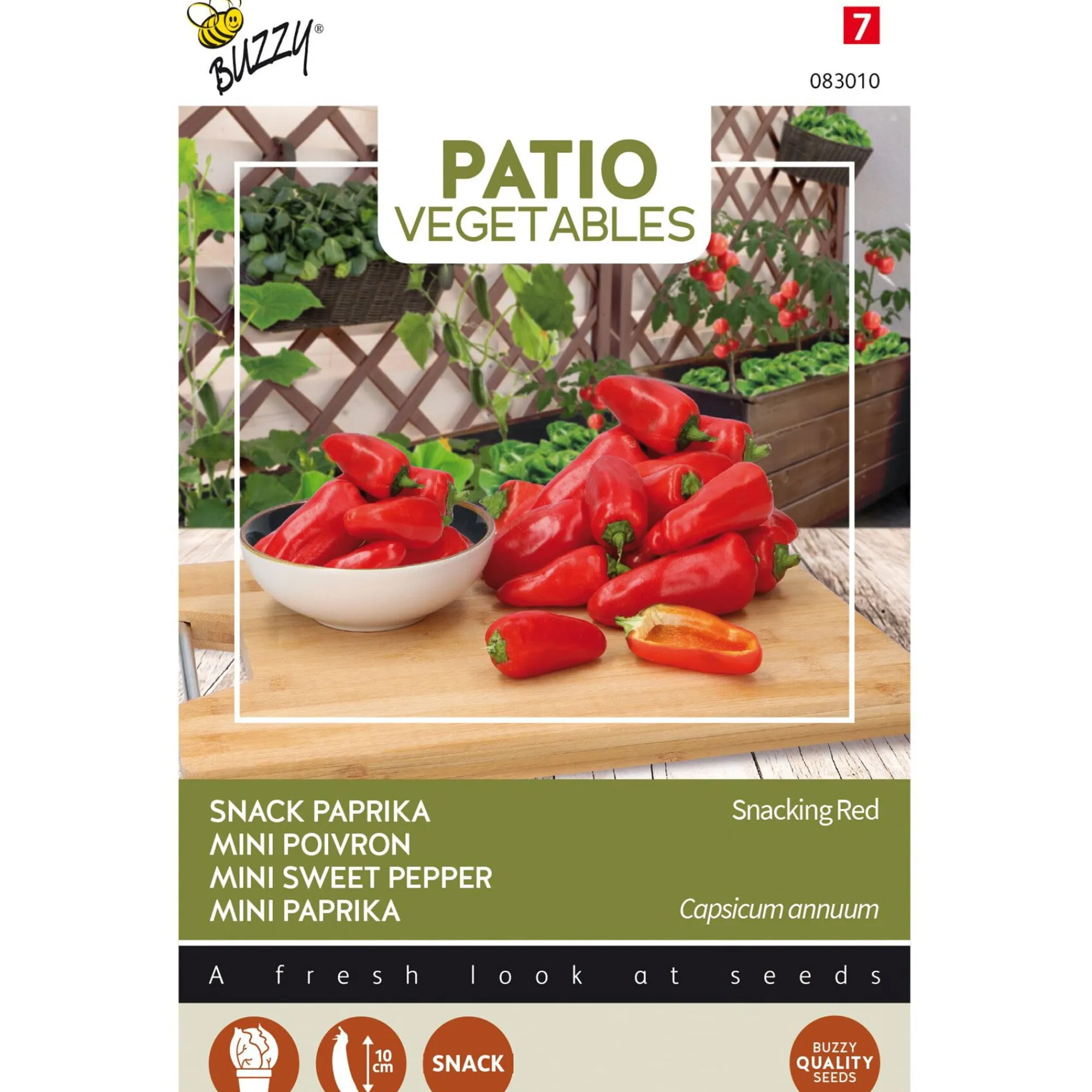 Buzzy Moestuin>Paprika Snacking red