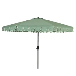 Decoris Parasol>Parasol Hamama 270cm groen