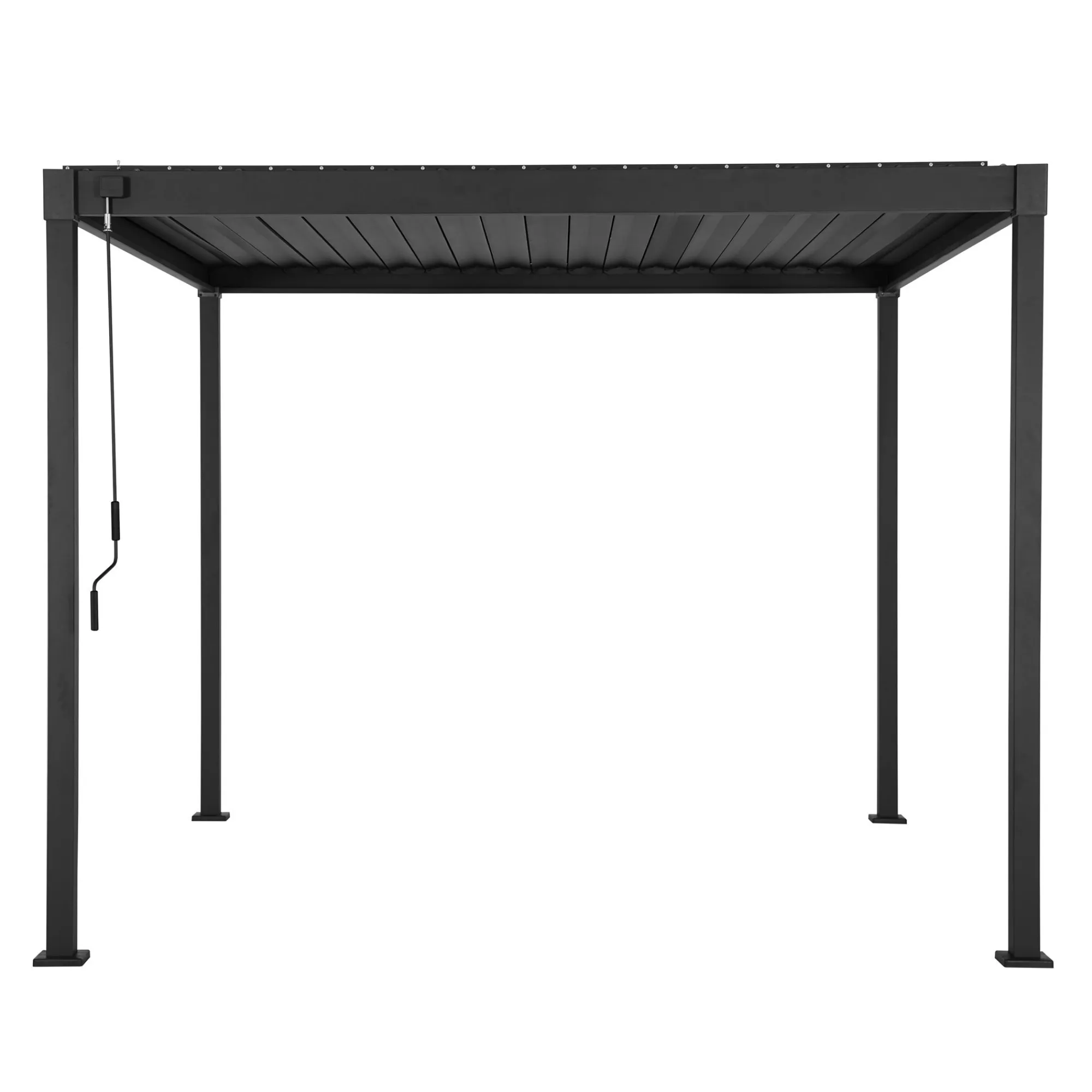 Mirador Overkapping Tuin>Pergola 80 Solid antraciet 3x4m