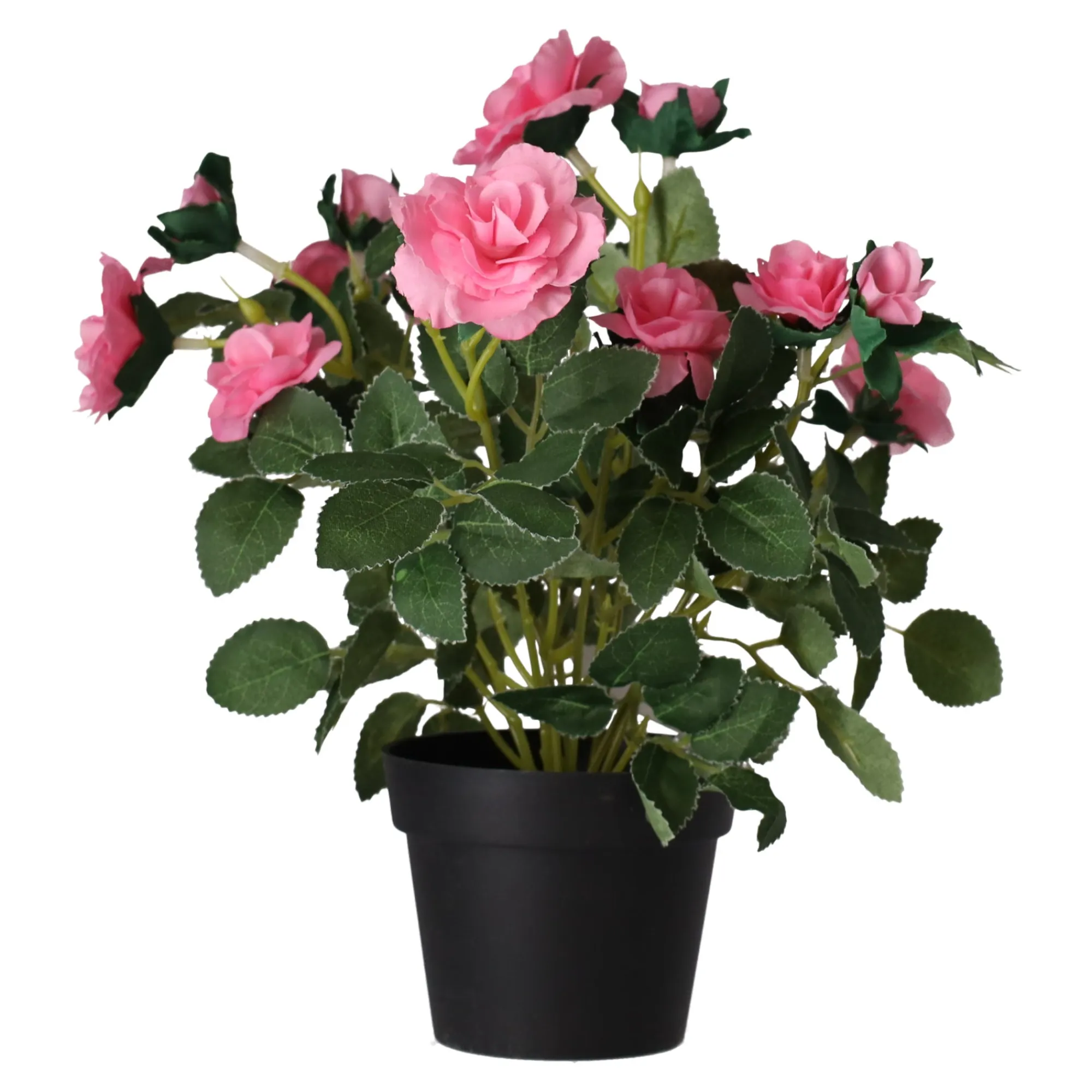 O'malley Kunstplanten En Kunstbloemen>Plant met roos, 3 assorti