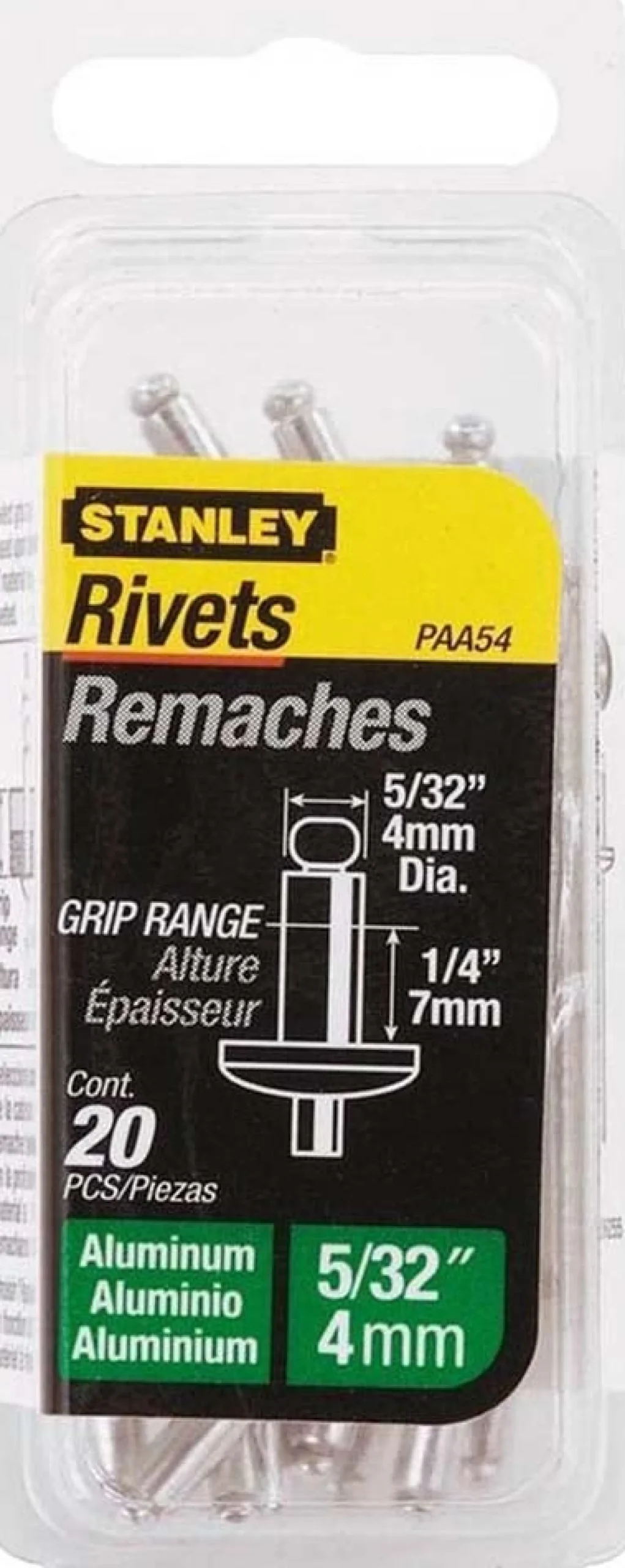 Stanley Bouw>Popnagels 3x3mm 1-PAA42T