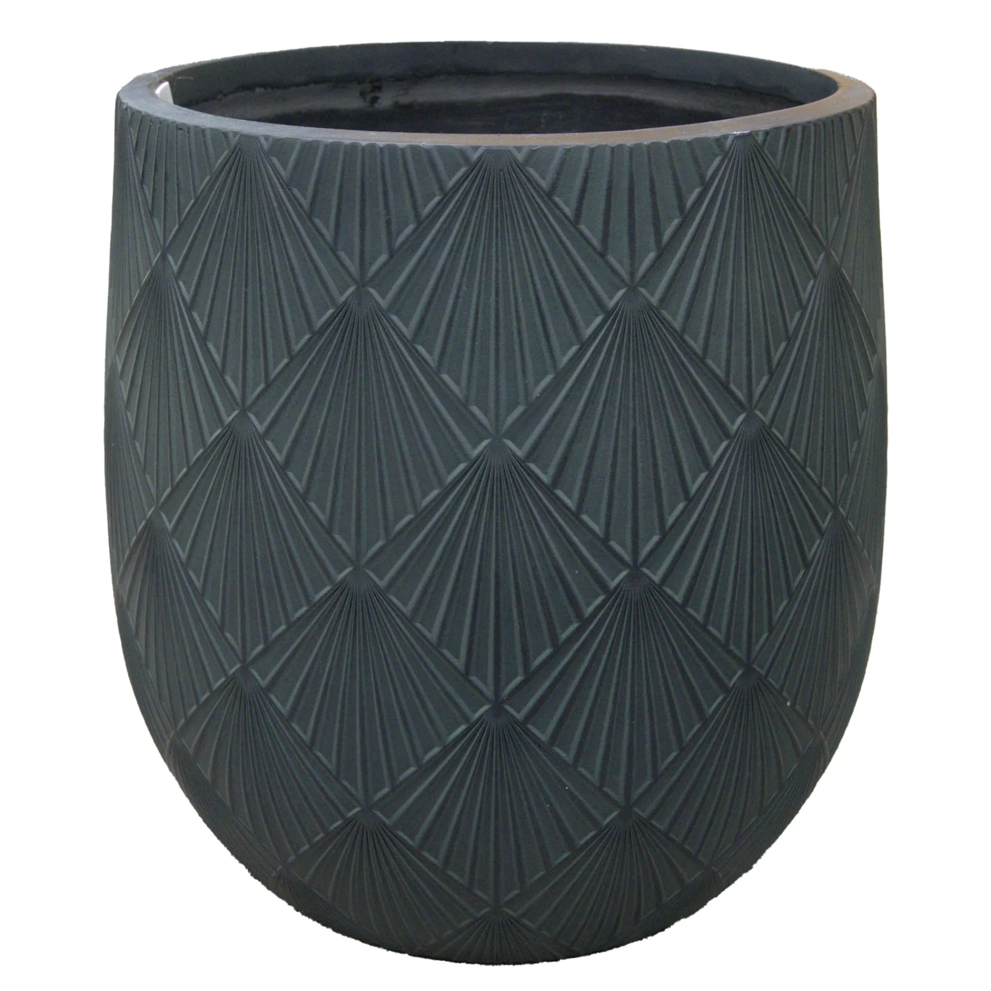 Tuindecoratie>Pot Alisa donkergroen 22 cm
