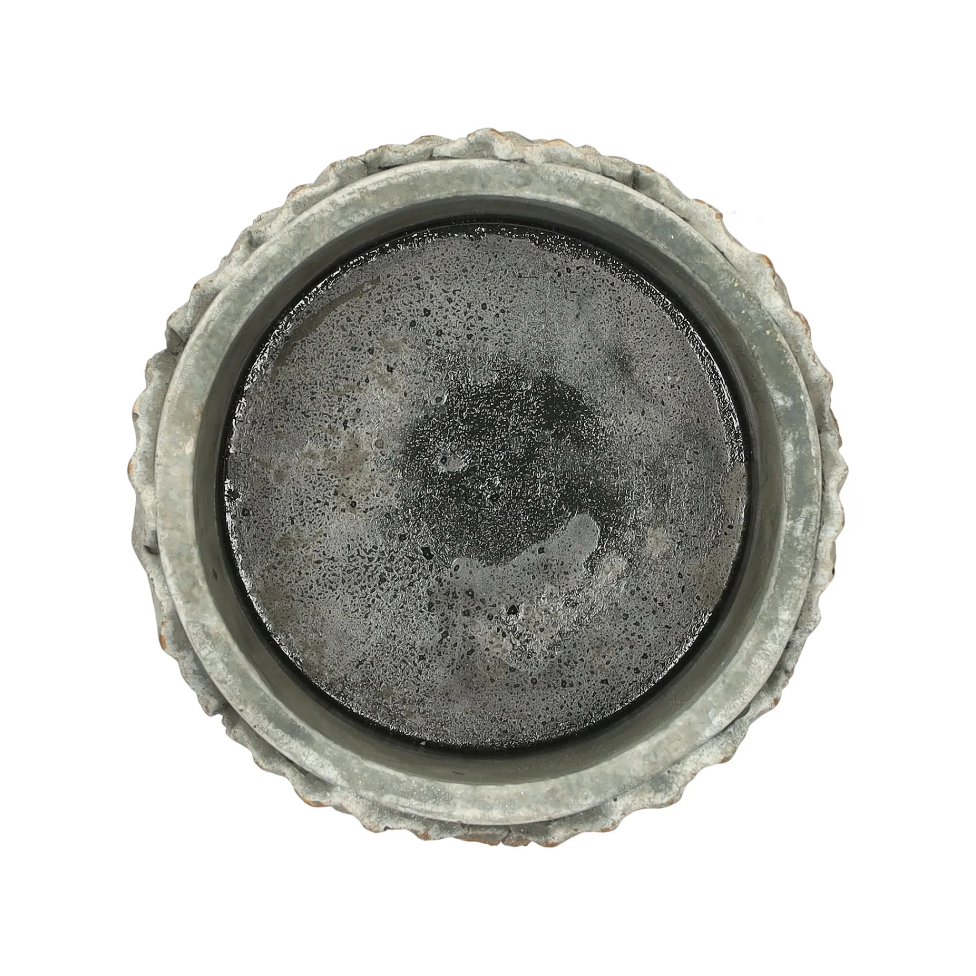 Vazen En Potten>Pot bloem 12 cm cement groen