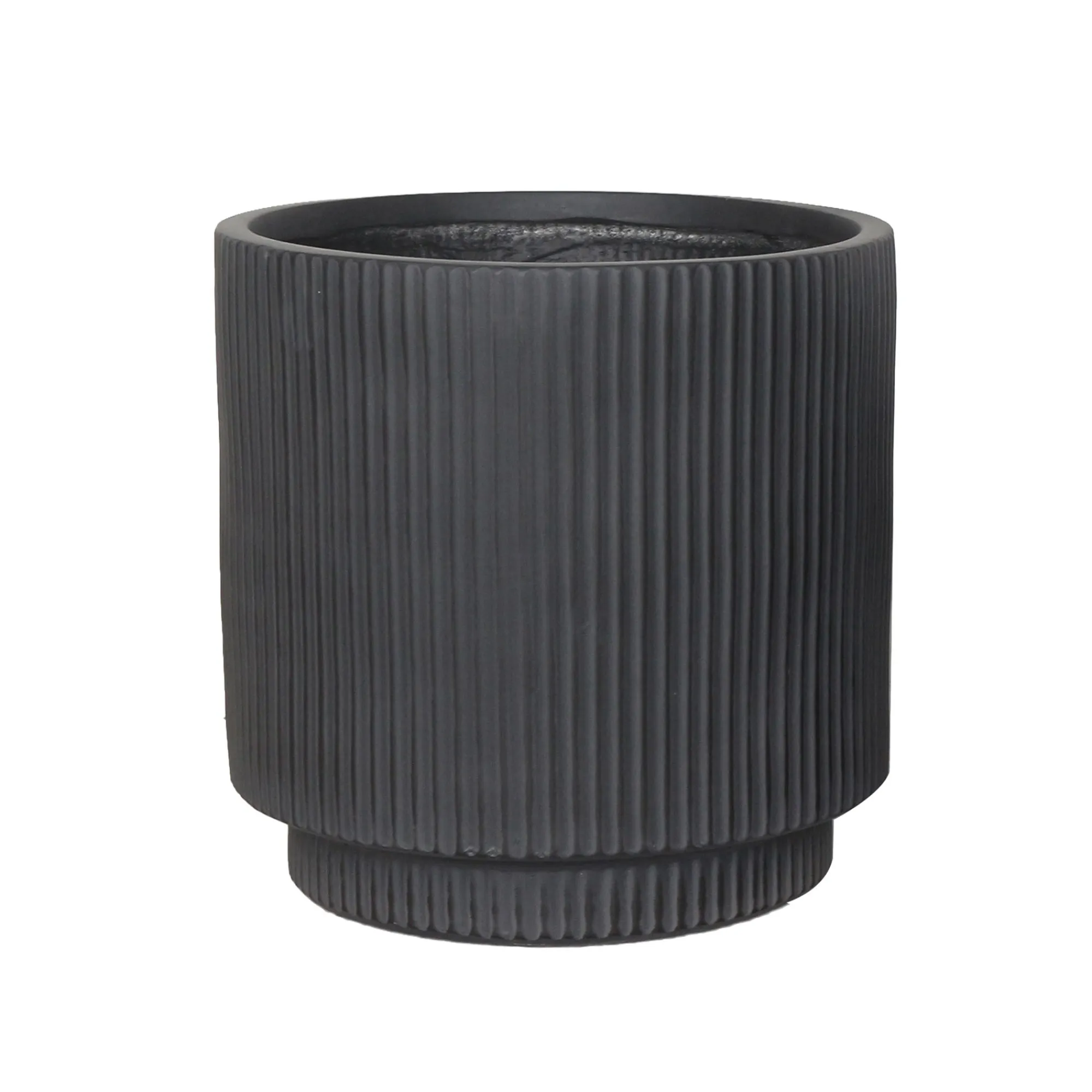 O'malley Tuindecoratie>Pot Cardella wash black 24 cm