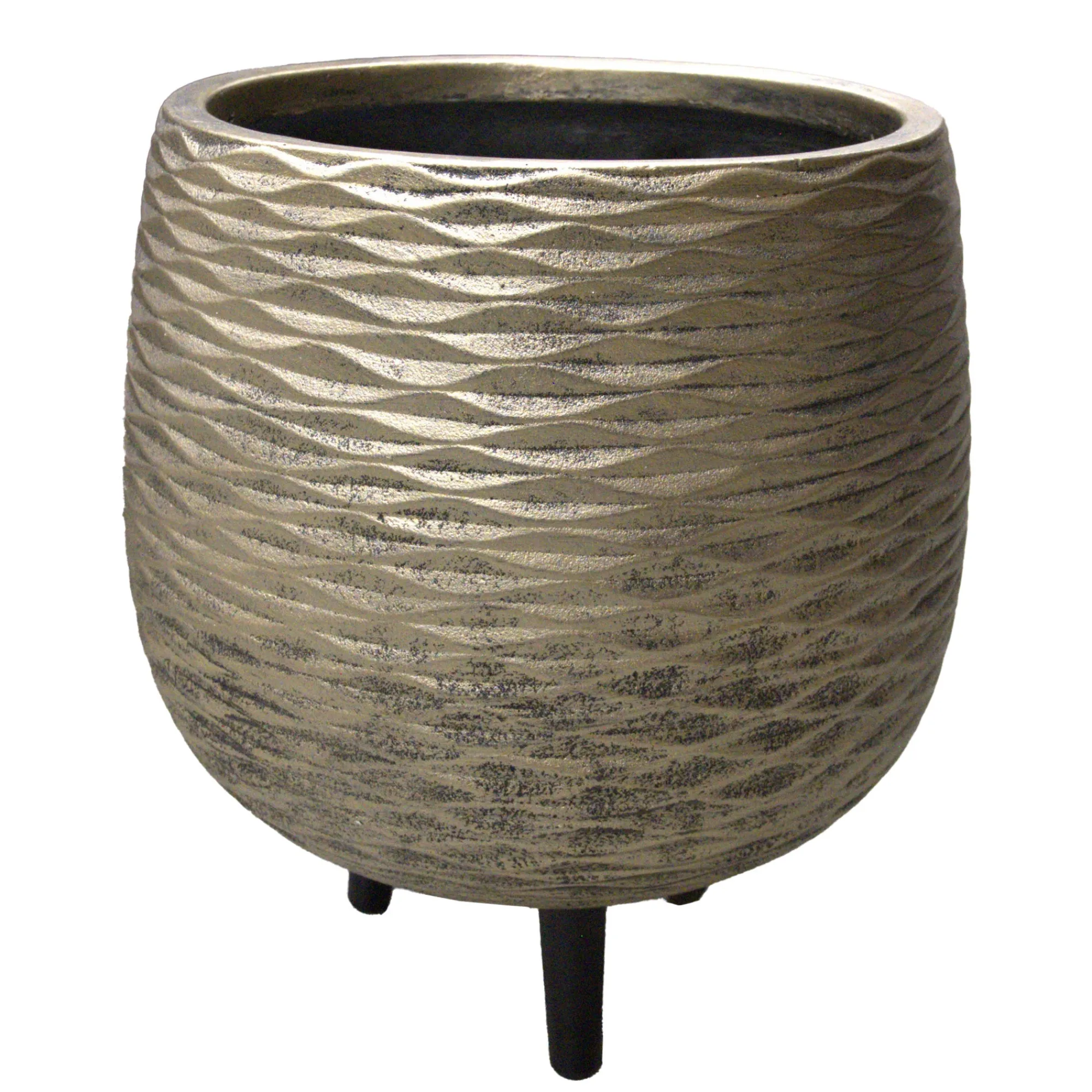 O'malley Tuindecoratie>Pot Carsoli gold 37 cm
