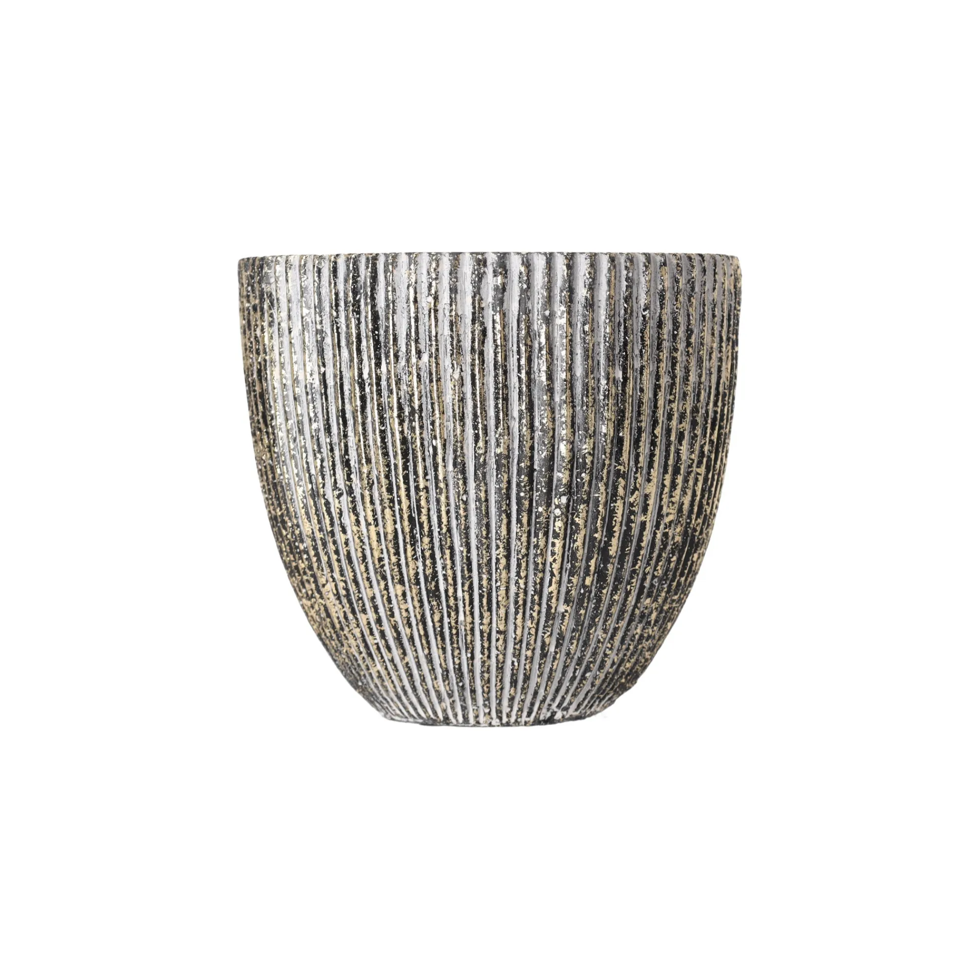 Mega Collections Vazen En Potten>Pot Egg Cosmic Gold 18 cm