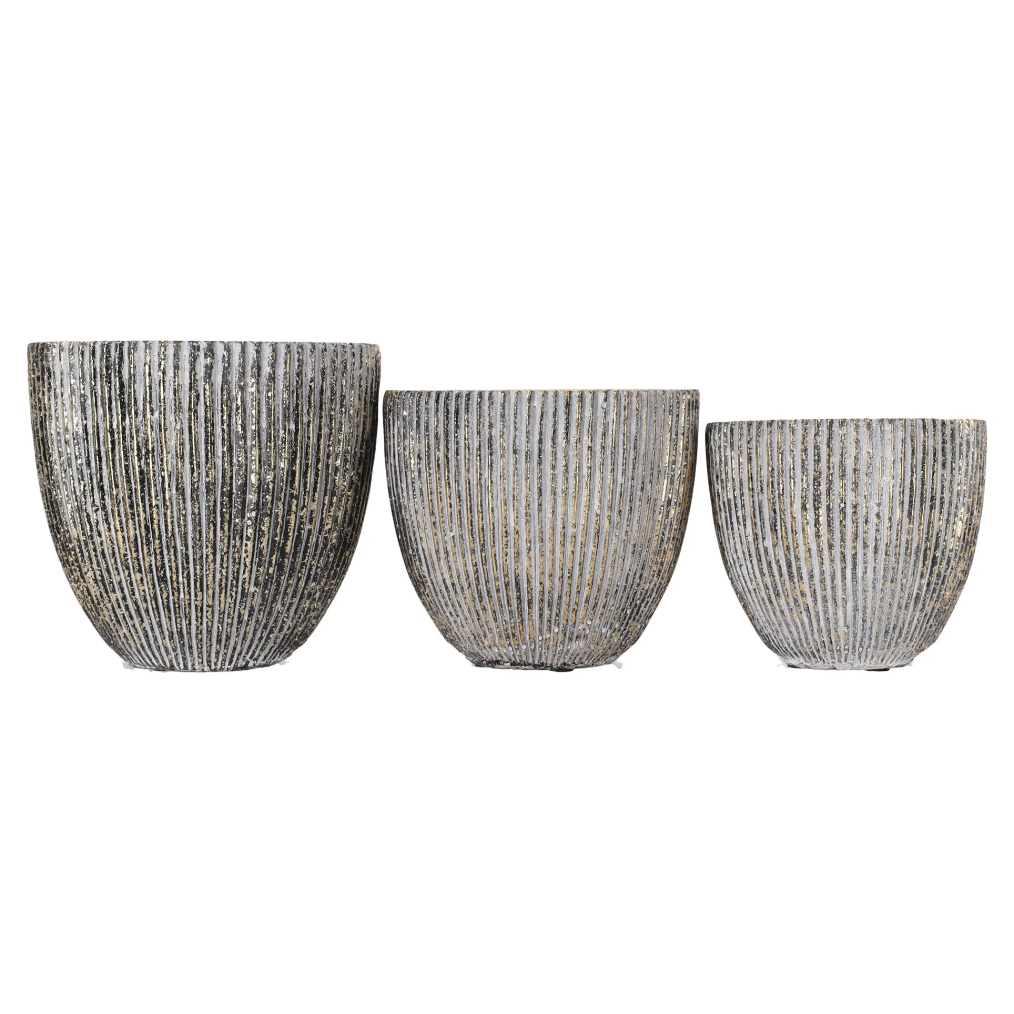 Mega Collections Vazen En Potten>Pot Egg Cosmic Gold 18 cm