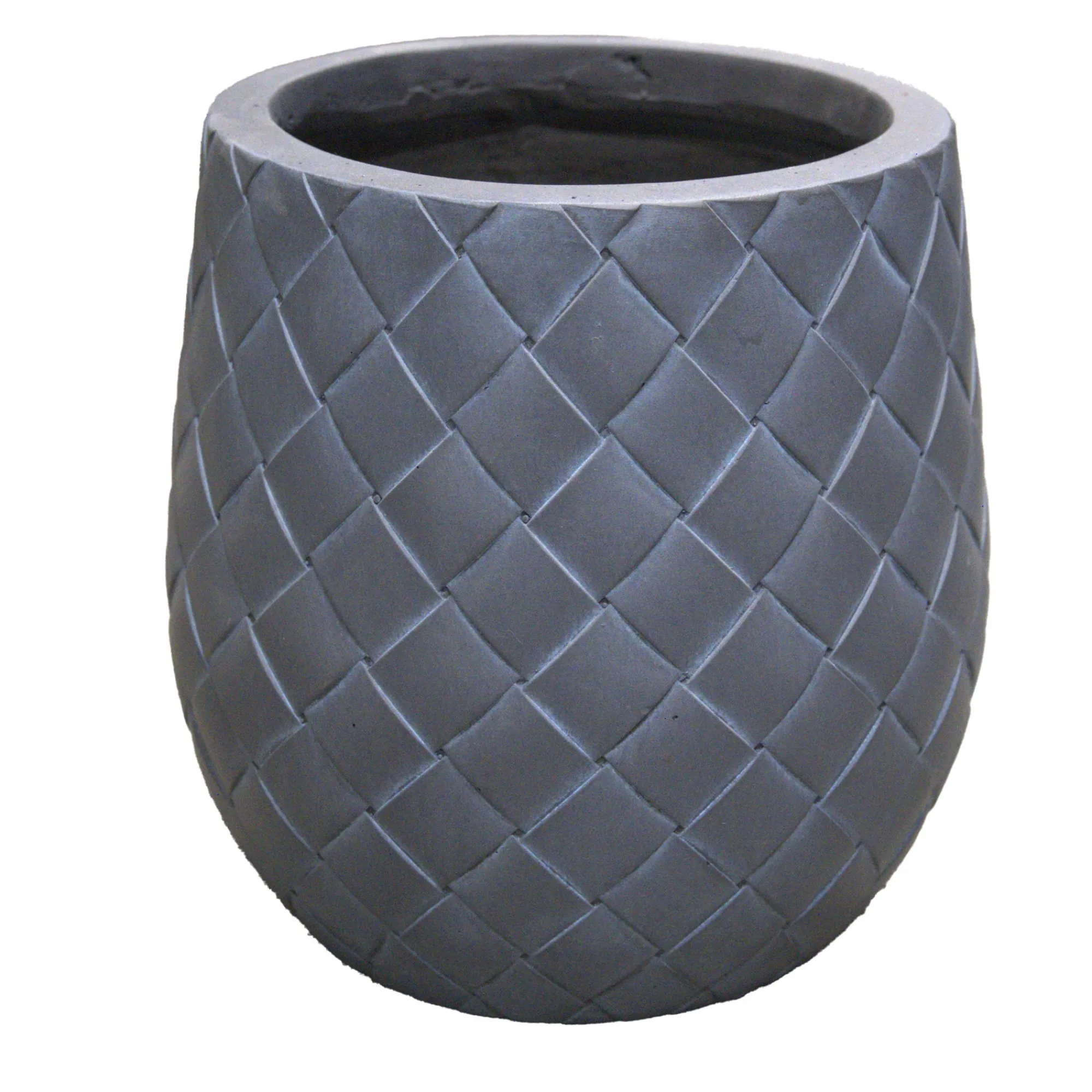 Tuindecoratie>Pot Lisciano grijs 22 cm