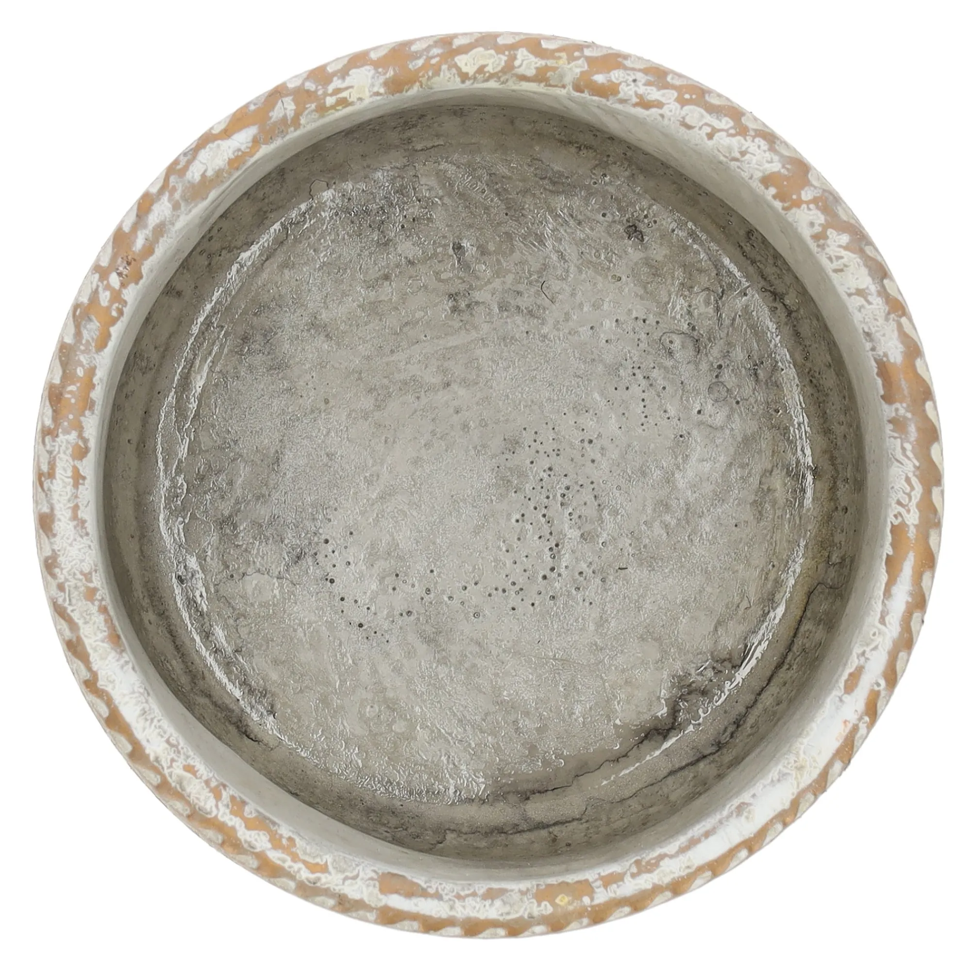 Vazen En Potten>Pot ribbel 17 cm cement