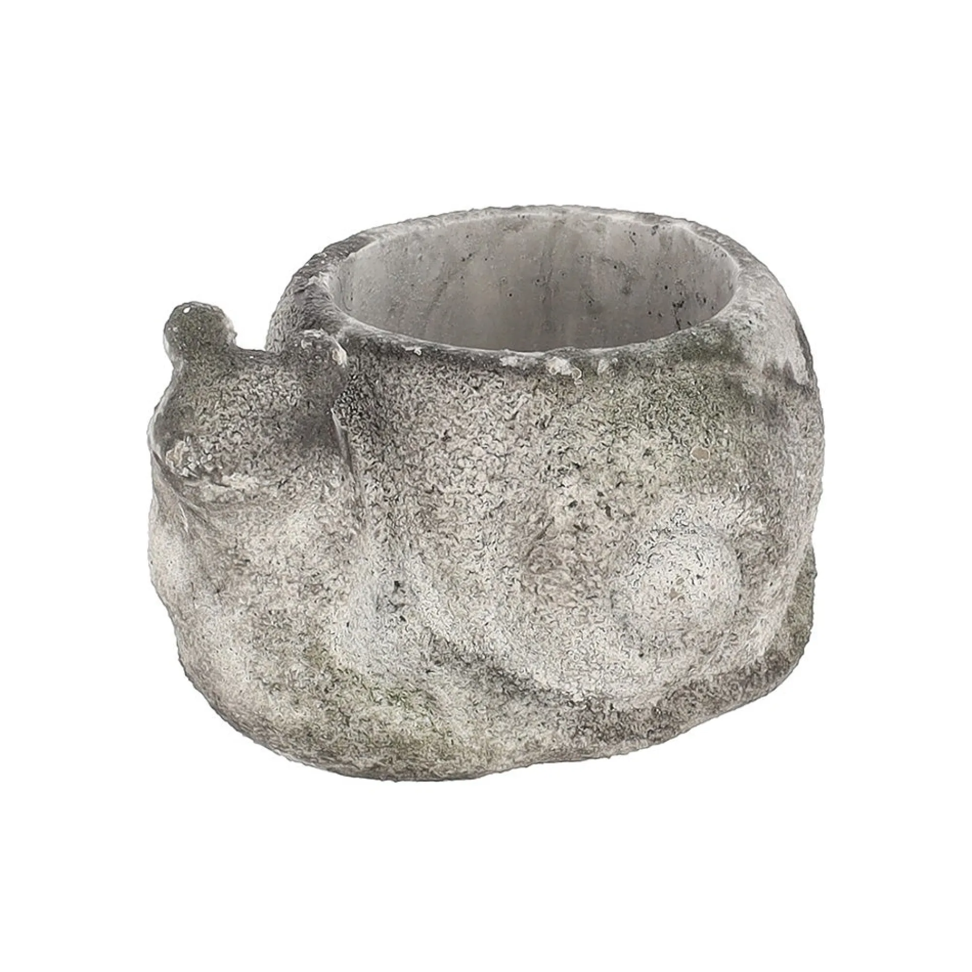 Vazen En Potten>Pot slak 14 cm cement