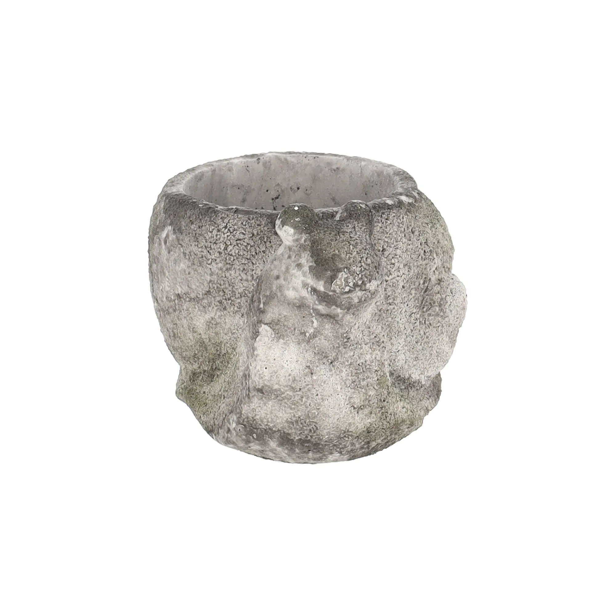 Vazen En Potten>Pot slak 14 cm cement