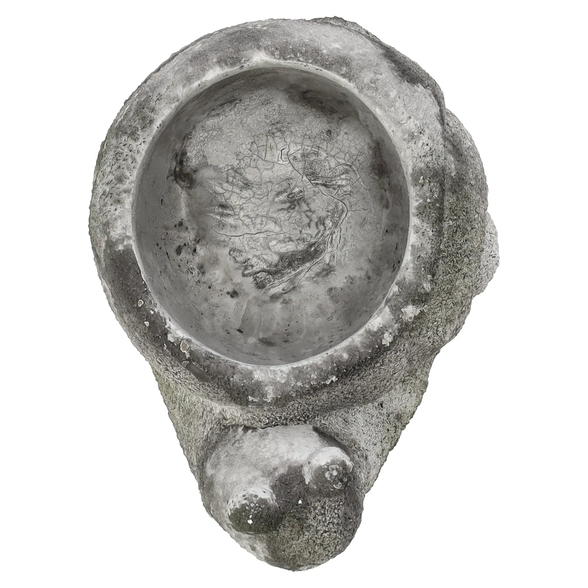 Vazen En Potten>Pot slak 14 cm cement