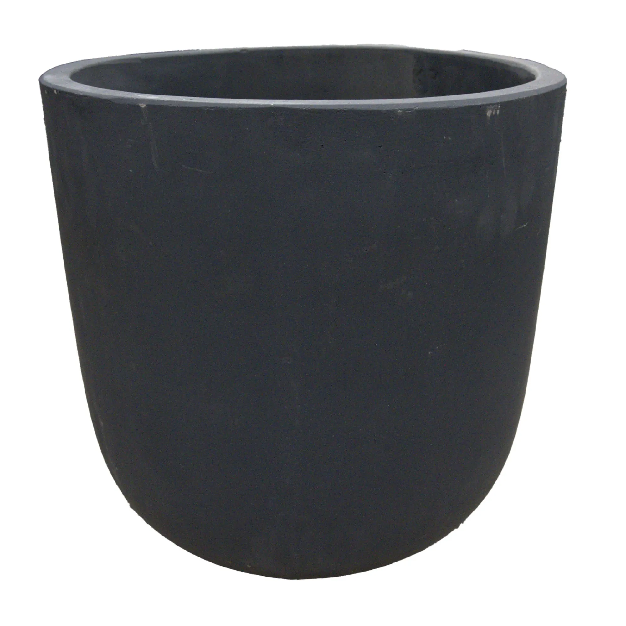 Mega Collections Tuindecoratie>Pot Smooth Egg Lead 25 cm