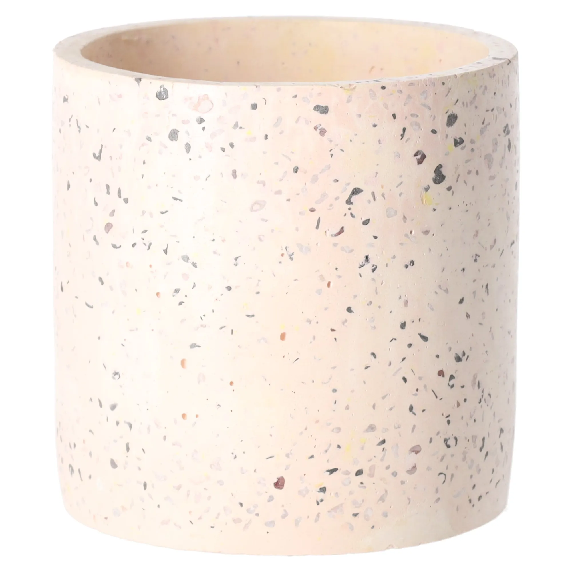 Natural Collections Vazen En Potten>Pot Terrazzo 12 x 13 cm 2 assorti
