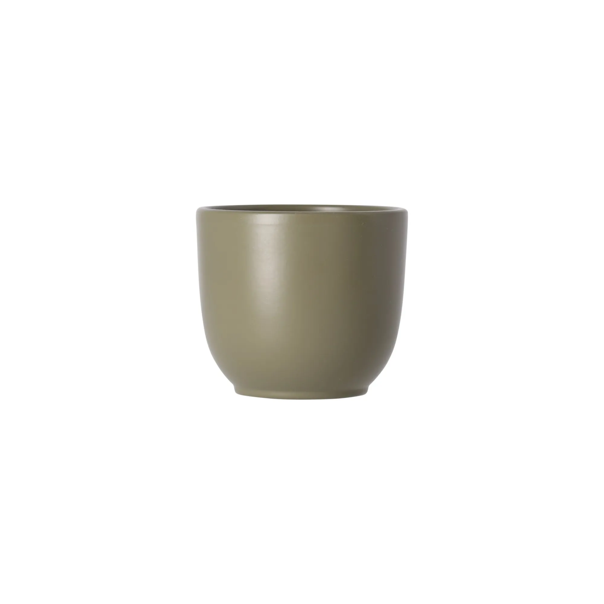Mica Decorations Vazen En Potten>Pot Tusca rond groen 7 x 8 cm