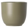 Mica Decorations Vazen En Potten>Pot Tusca rond groen 9 x 10 cm