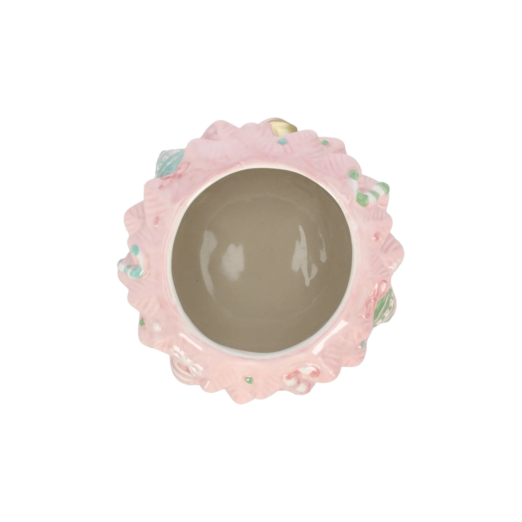 Kerstdecoratie>Pot 16x27cm roze