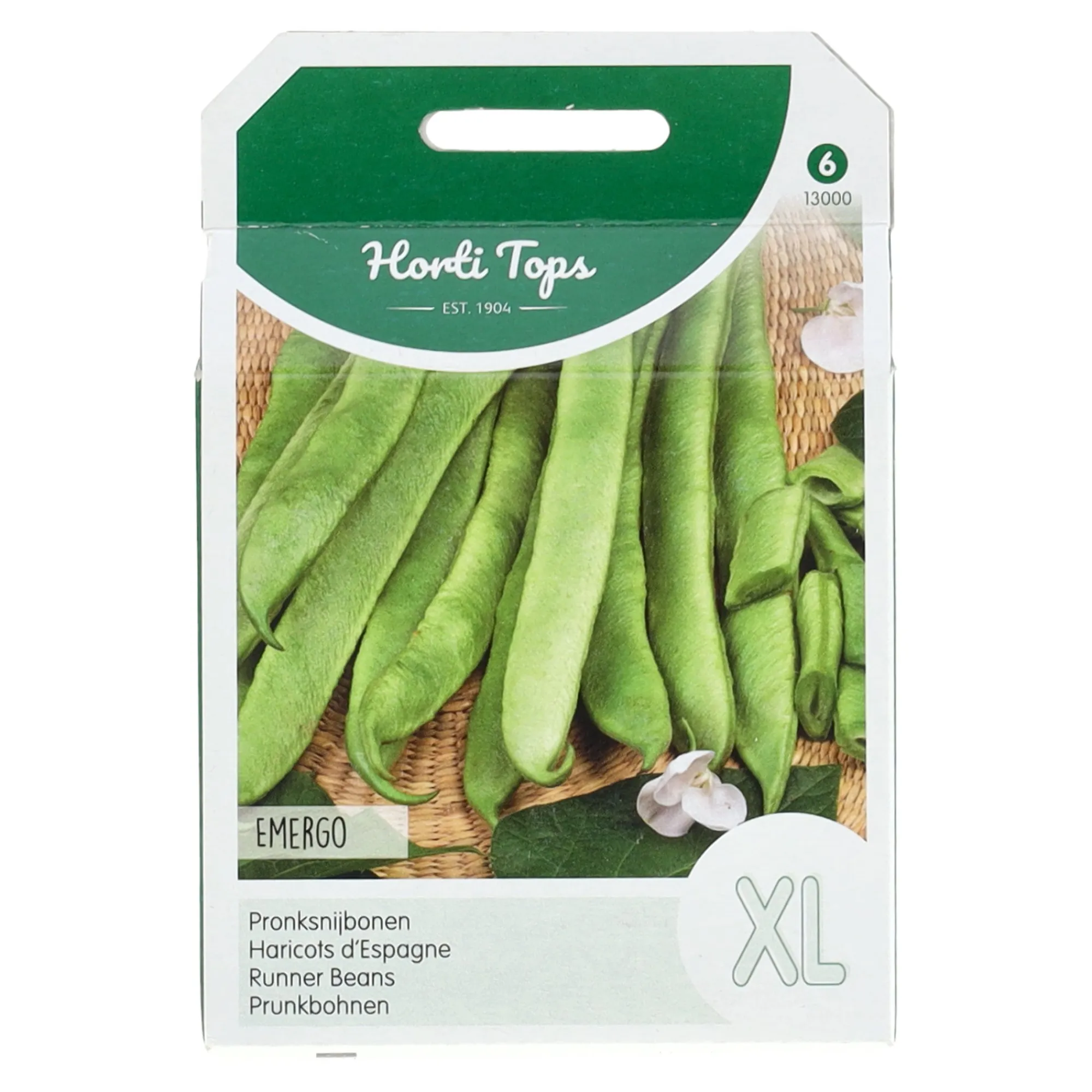 Horti Tops Moestuin>Pronksnijbonen Emergo