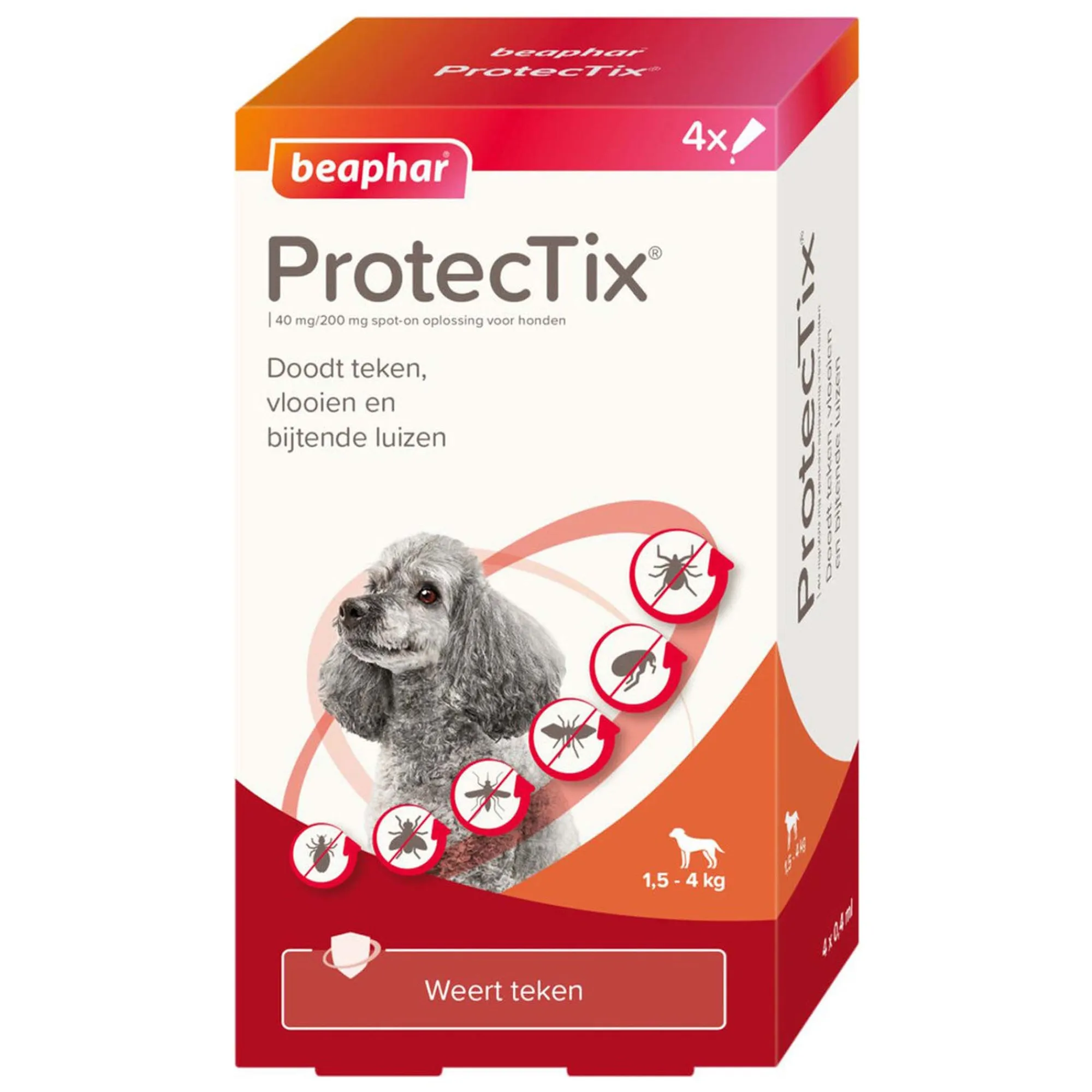 Beaphar Hondenverzorging>ProtecTix hond 1,5-4kg