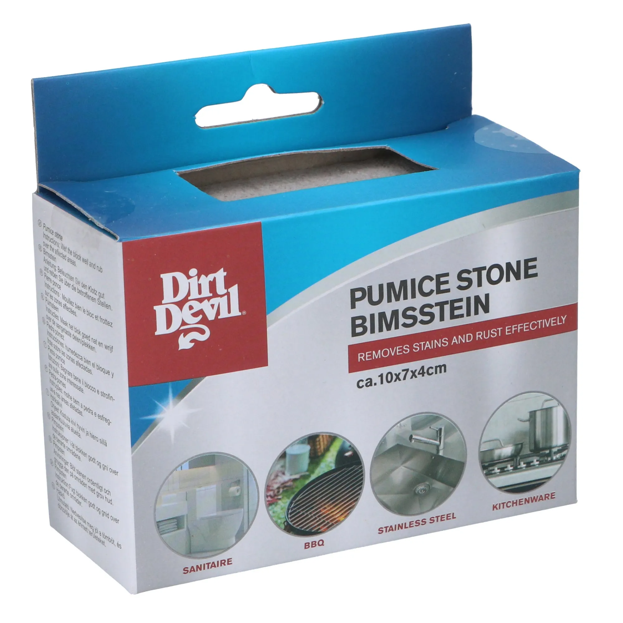 Dirt Devil Schoonmaken>Puimsteen 10x7x4cm