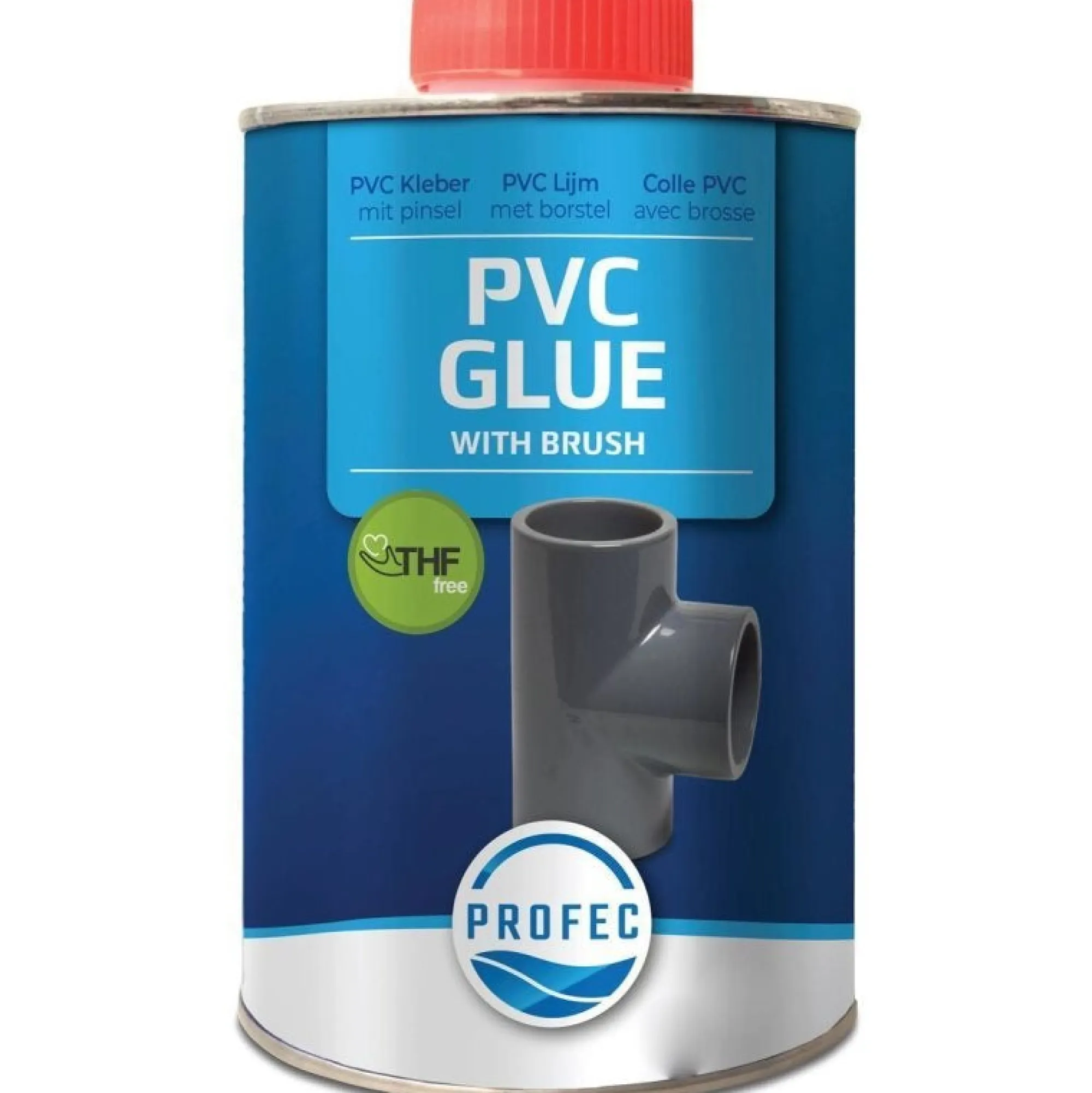 Profec Handgereedschap>PVC lijm 500ml + kwast