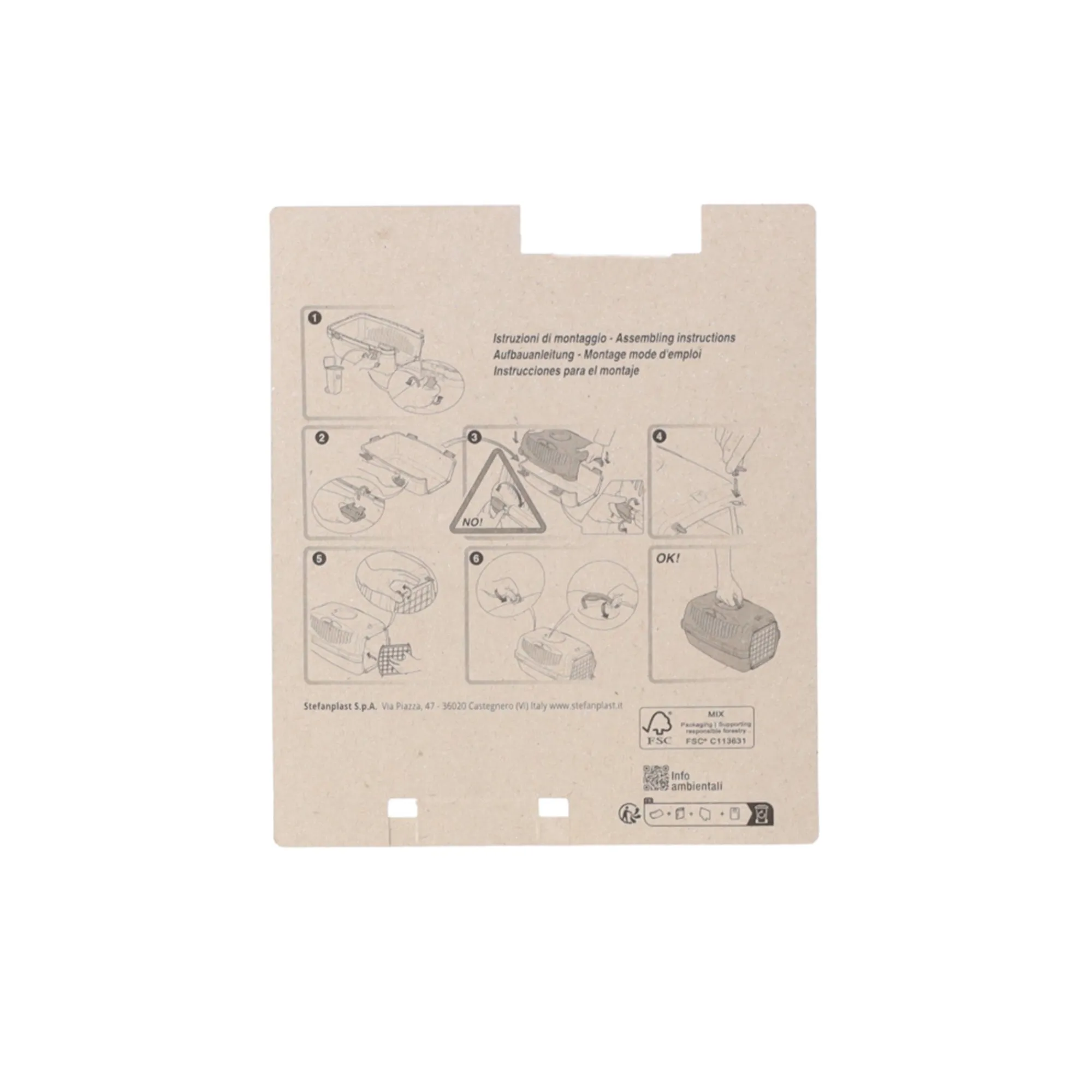 Stefanplast Hondenmand>Reismand dier pro oud roze