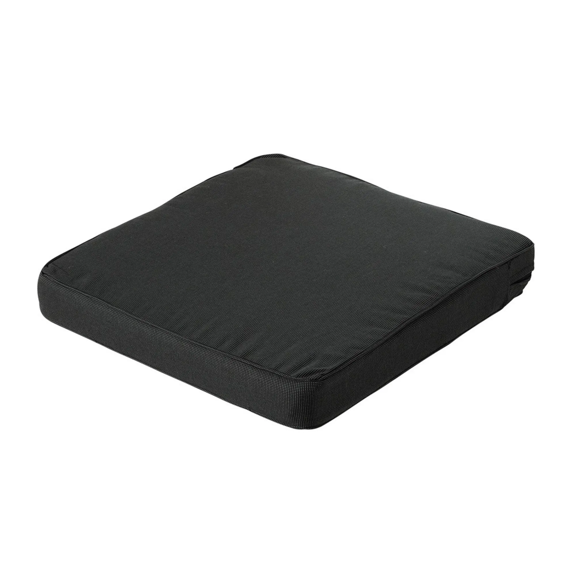 Madison Tuinkussens>Rib black F115 loung lux 73x73 zit